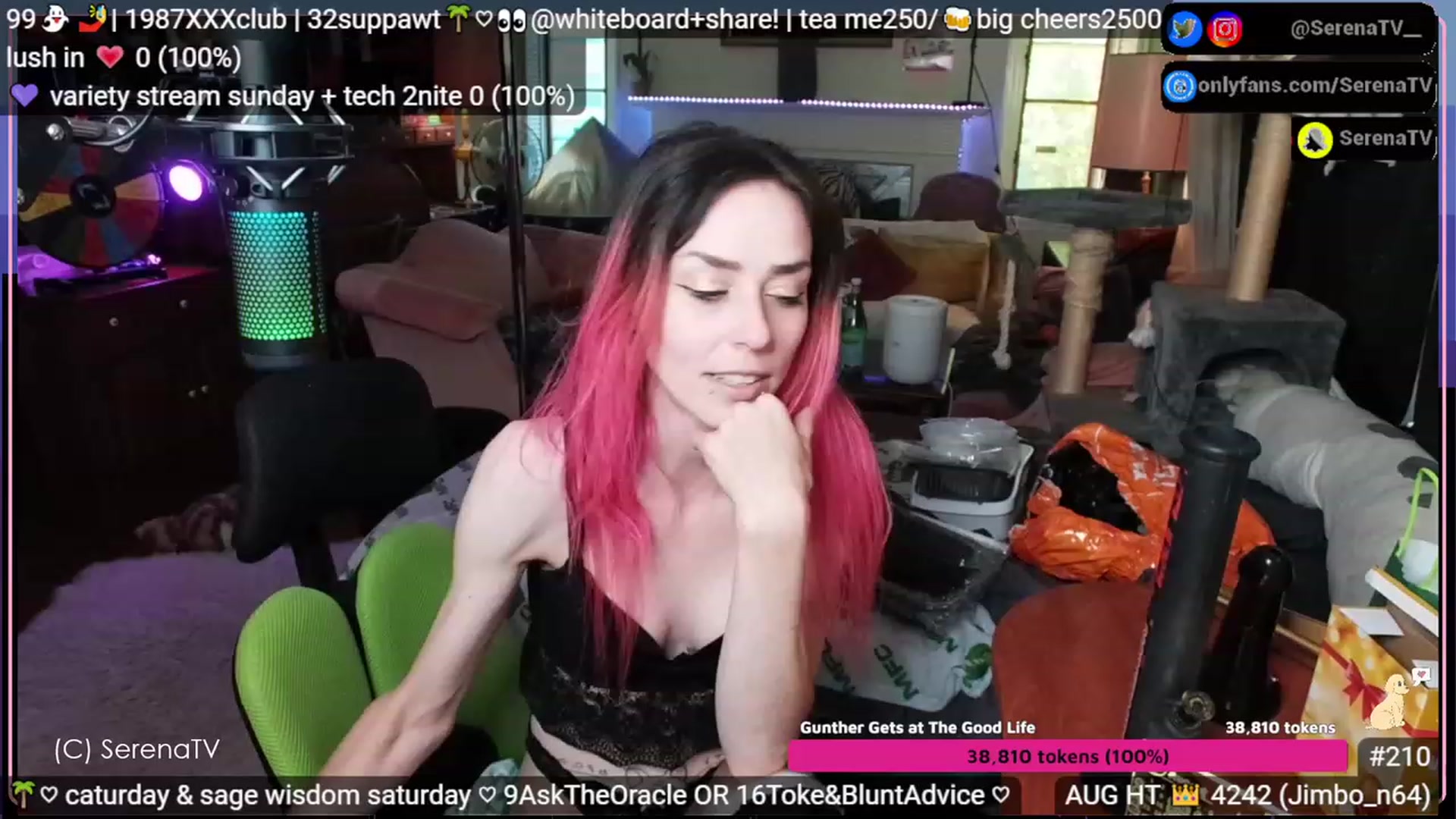 Gallery image thumbnail from serenatv's myfreecams stream on, 08/12/2023, 21:43 image 19 of 20