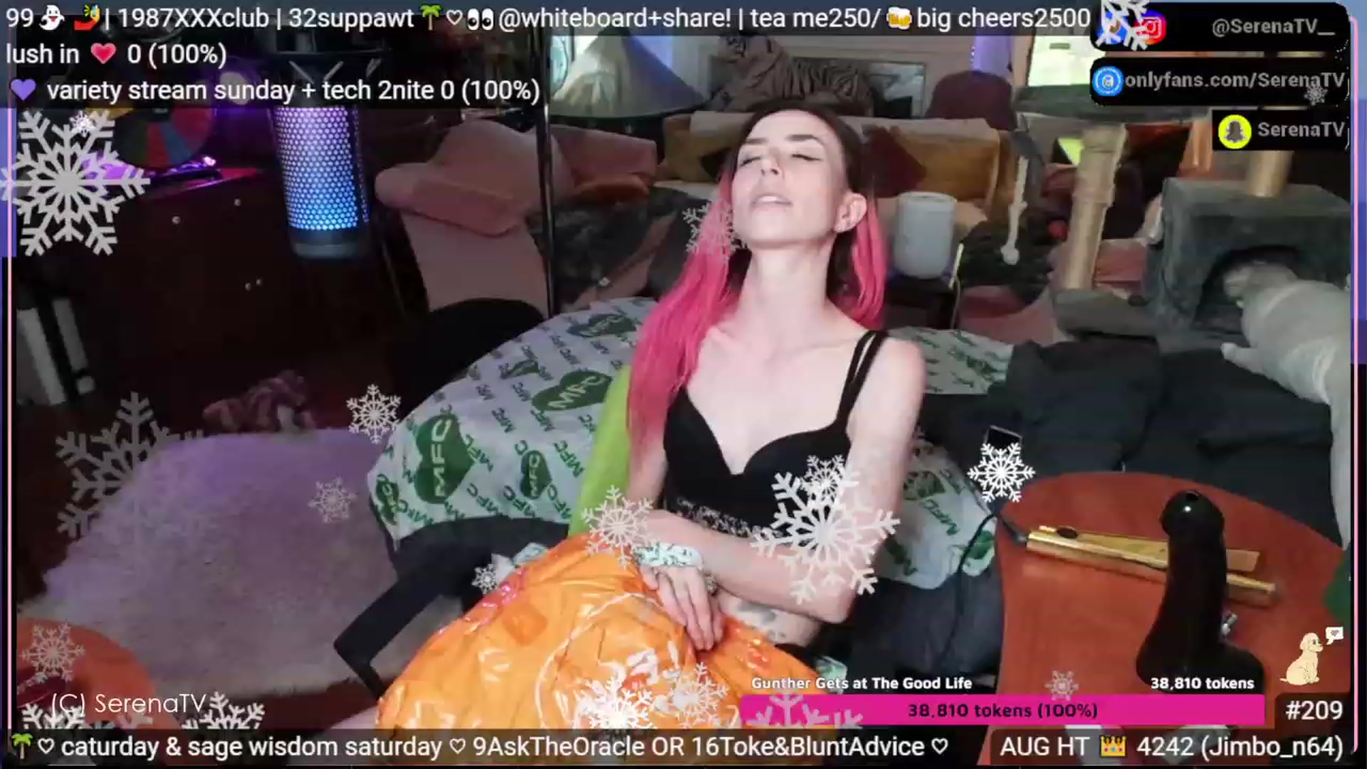 Gallery image thumbnail from serenatv's myfreecams stream on, 08/12/2023, 21:43 image 3 of 20