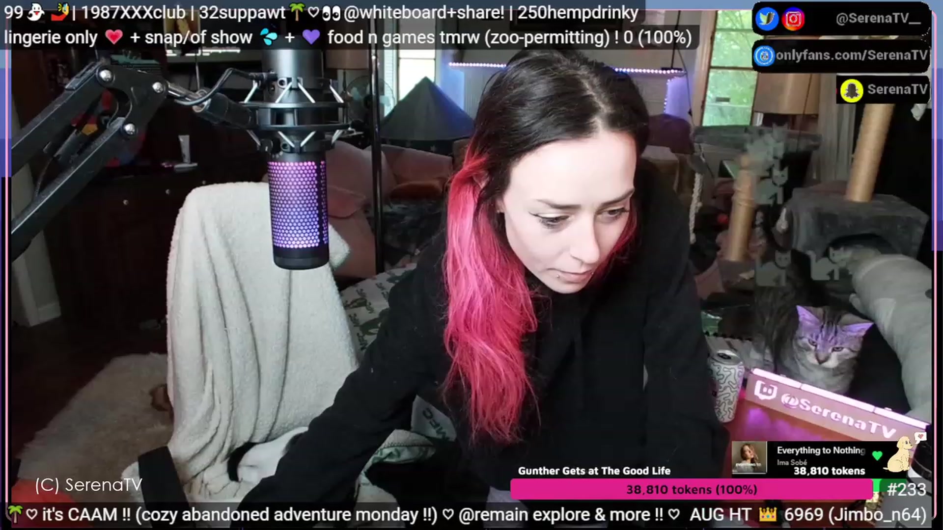 Gallery image thumbnail from serenatv's myfreecams stream on, 08/14/2023, 19:51 image 7 of 20