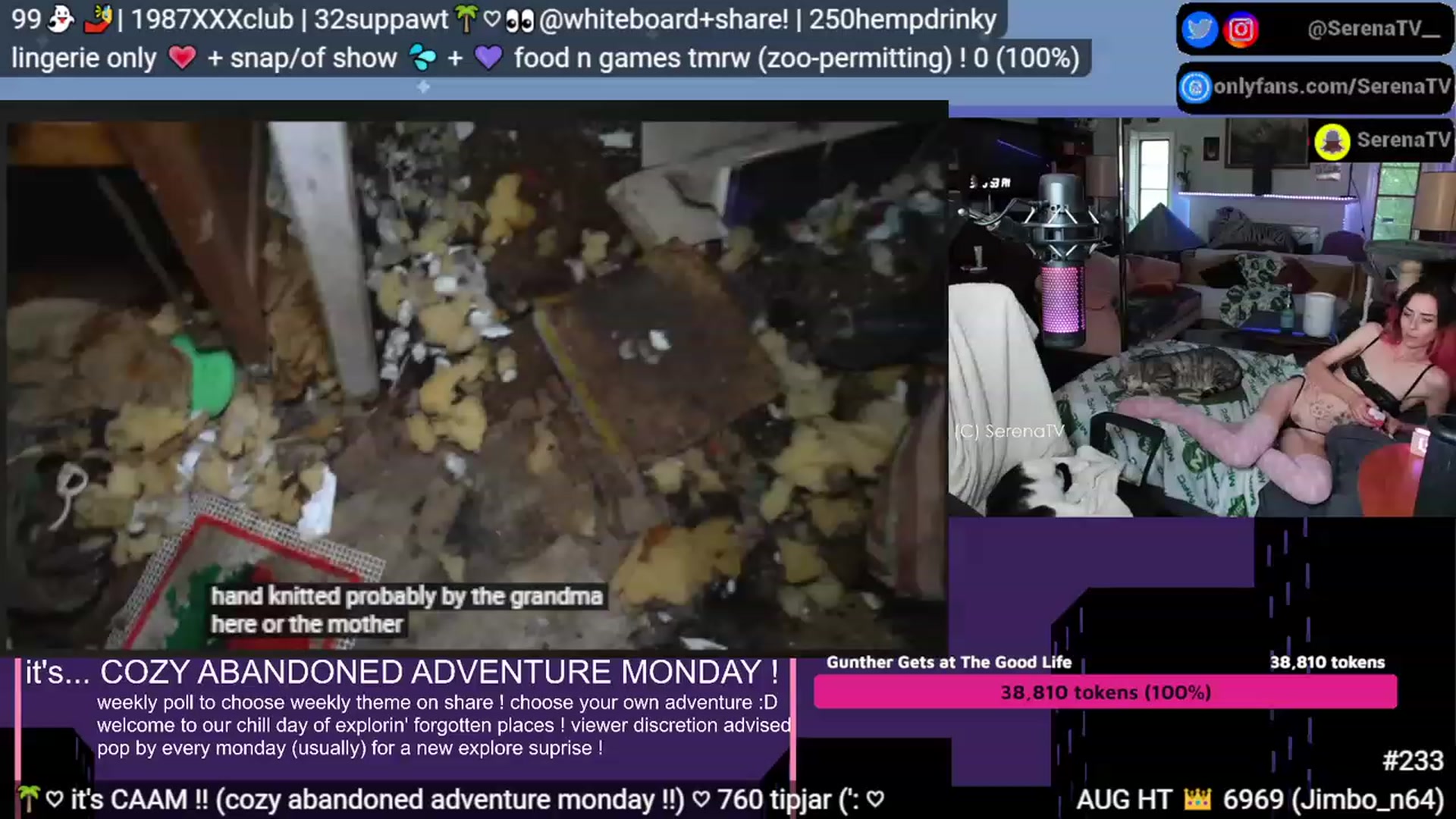 Gallery image thumbnail from serenatv's myfreecams stream on, 08/14/2023, 20:35 image 12 of 20