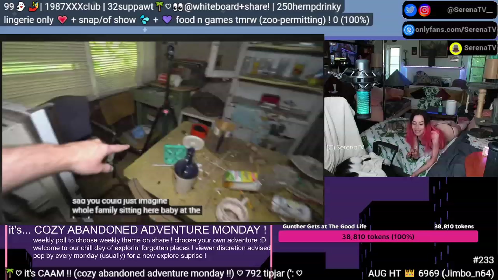 Gallery image thumbnail from serenatv's myfreecams stream on, 08/14/2023, 20:35 image 2 of 20