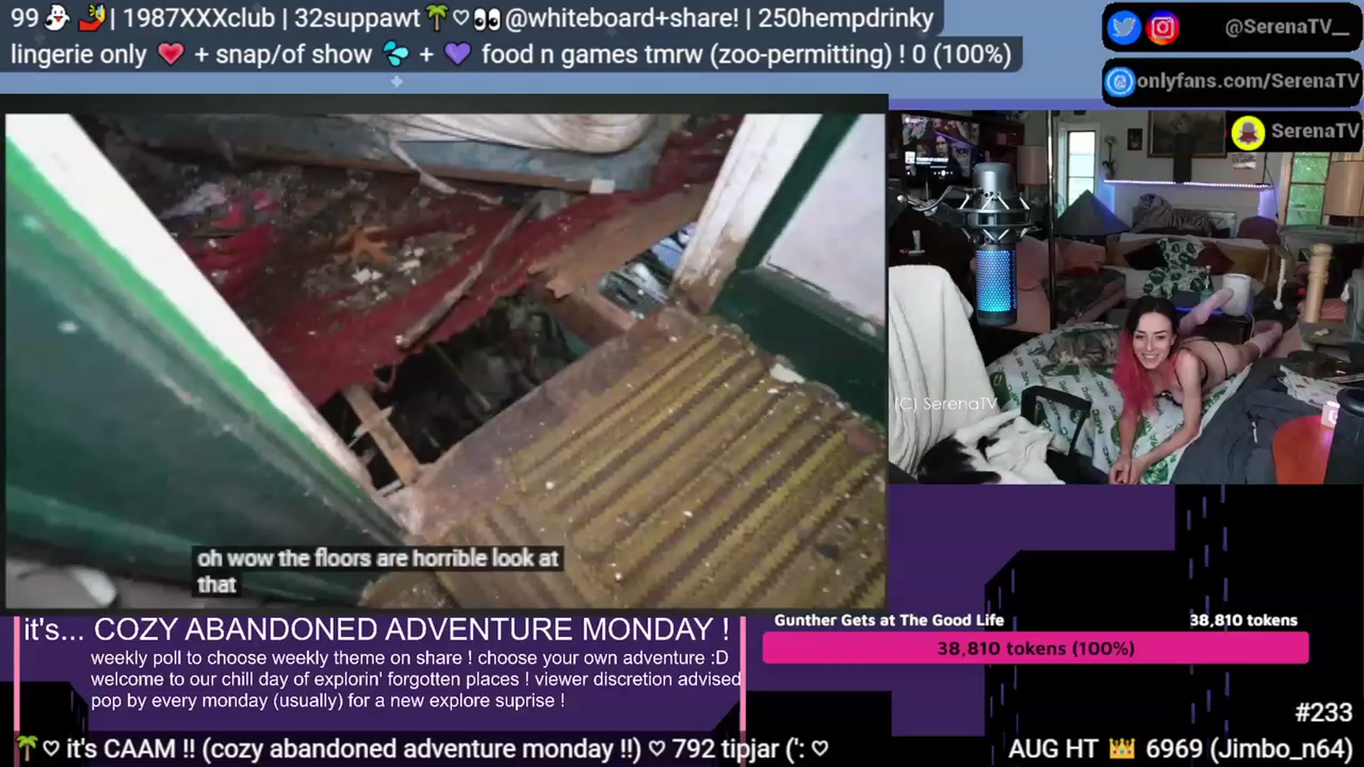 Gallery image thumbnail from serenatv's myfreecams stream on, 08/14/2023, 20:35 image 5 of 20