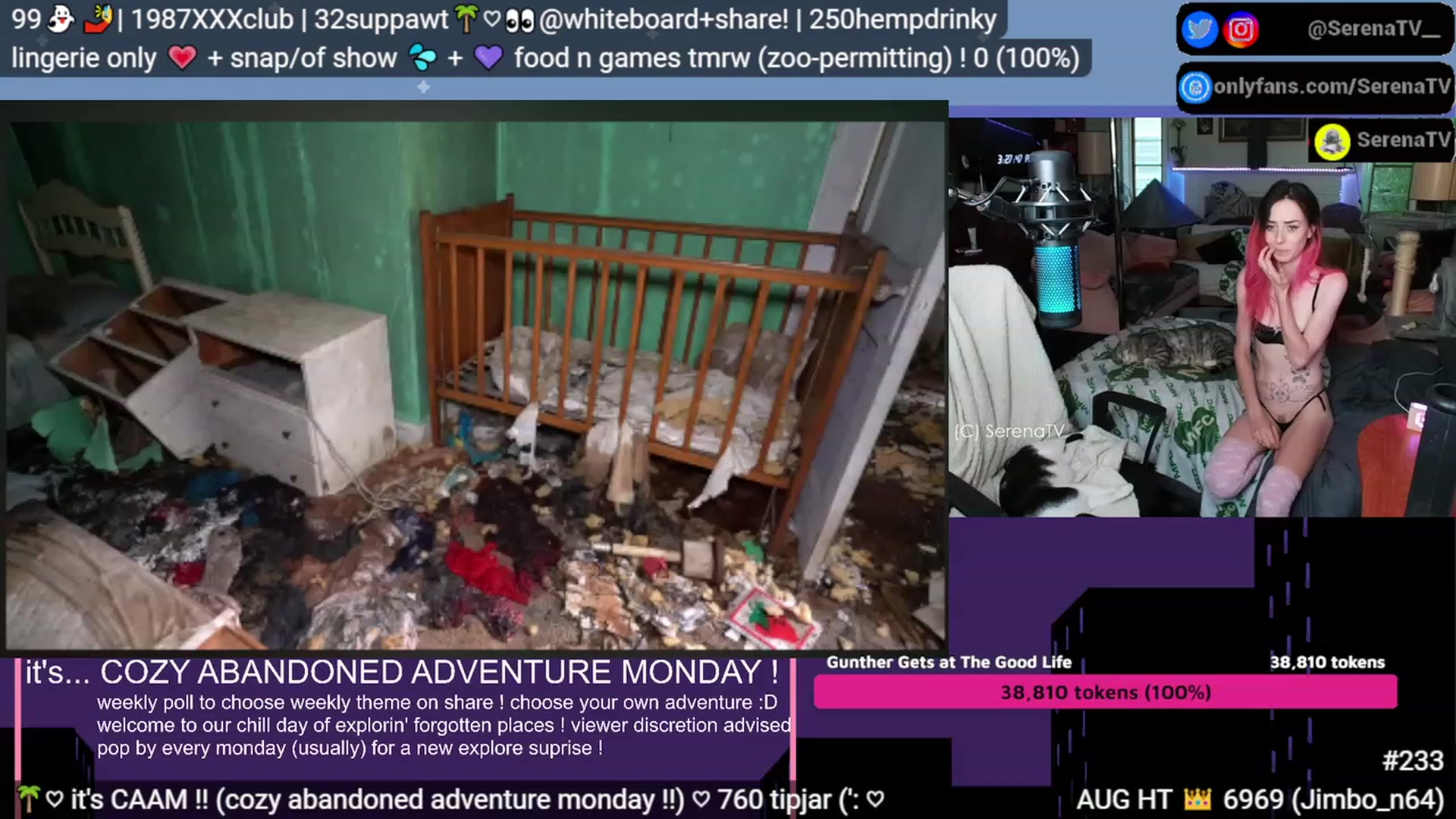 Gallery image thumbnail from serenatv's myfreecams stream on, 08/14/2023, 20:35 image 18 of 20