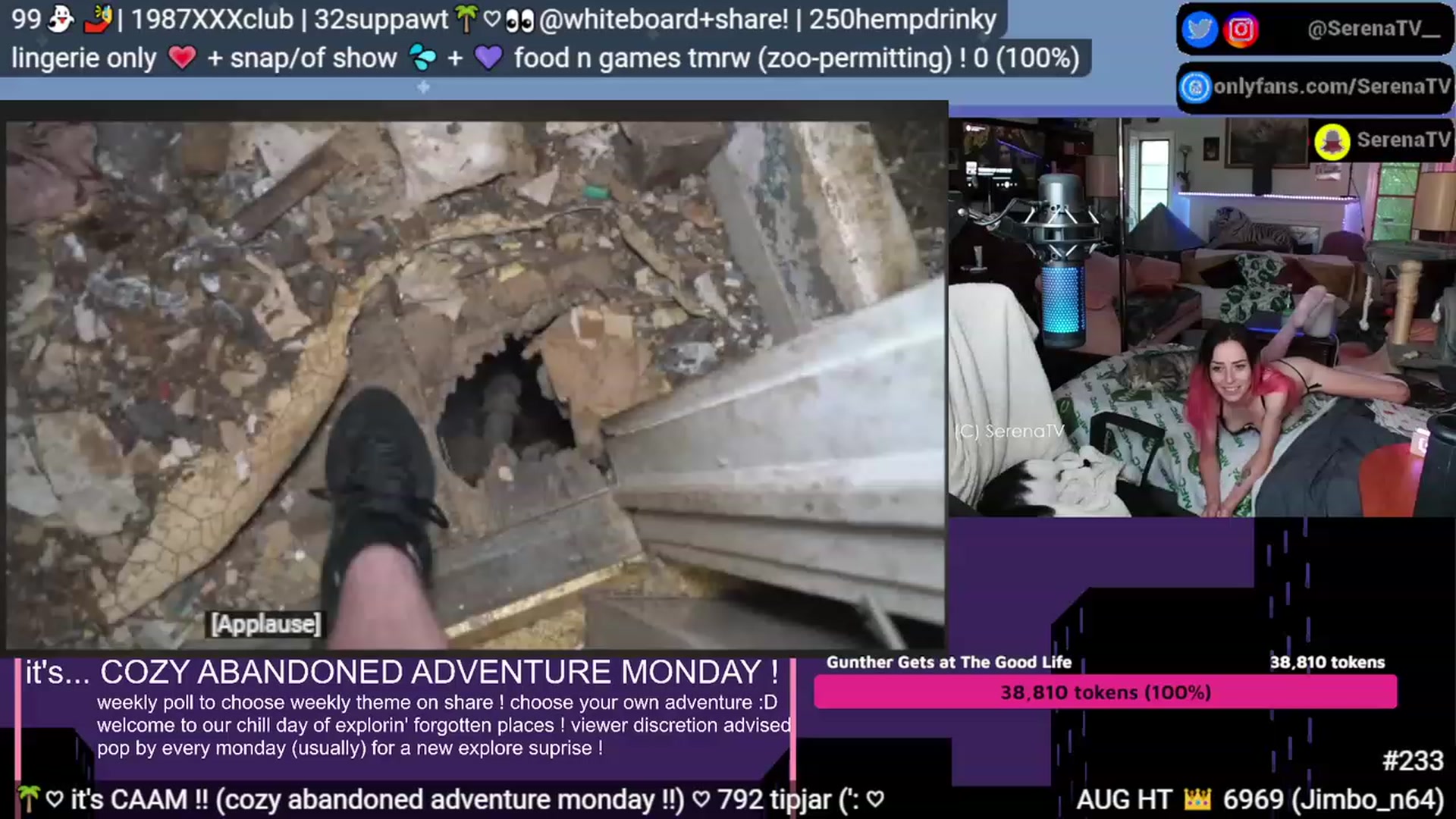 Gallery image thumbnail from serenatv's myfreecams stream on, 08/14/2023, 20:35 image 1 of 20
