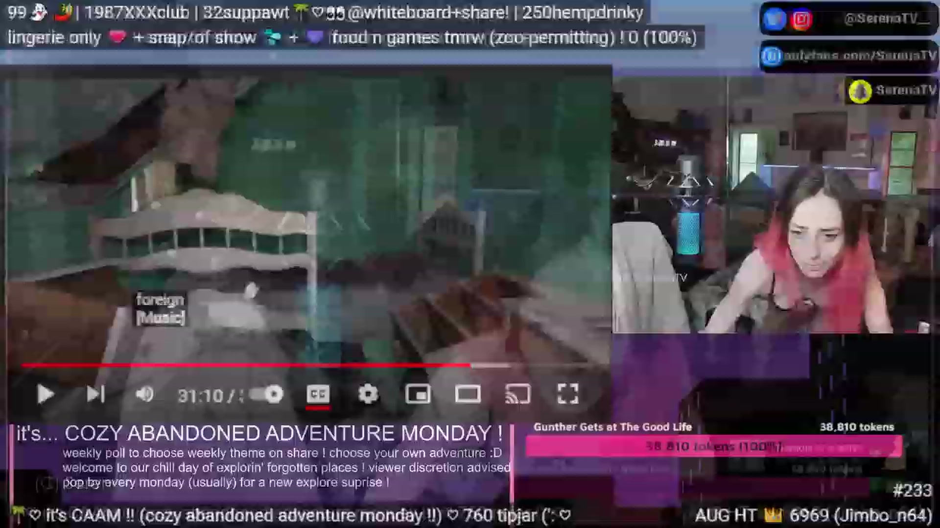 Gallery image thumbnail from serenatv's myfreecams stream on, 08/14/2023, 20:35 image 14 of 20