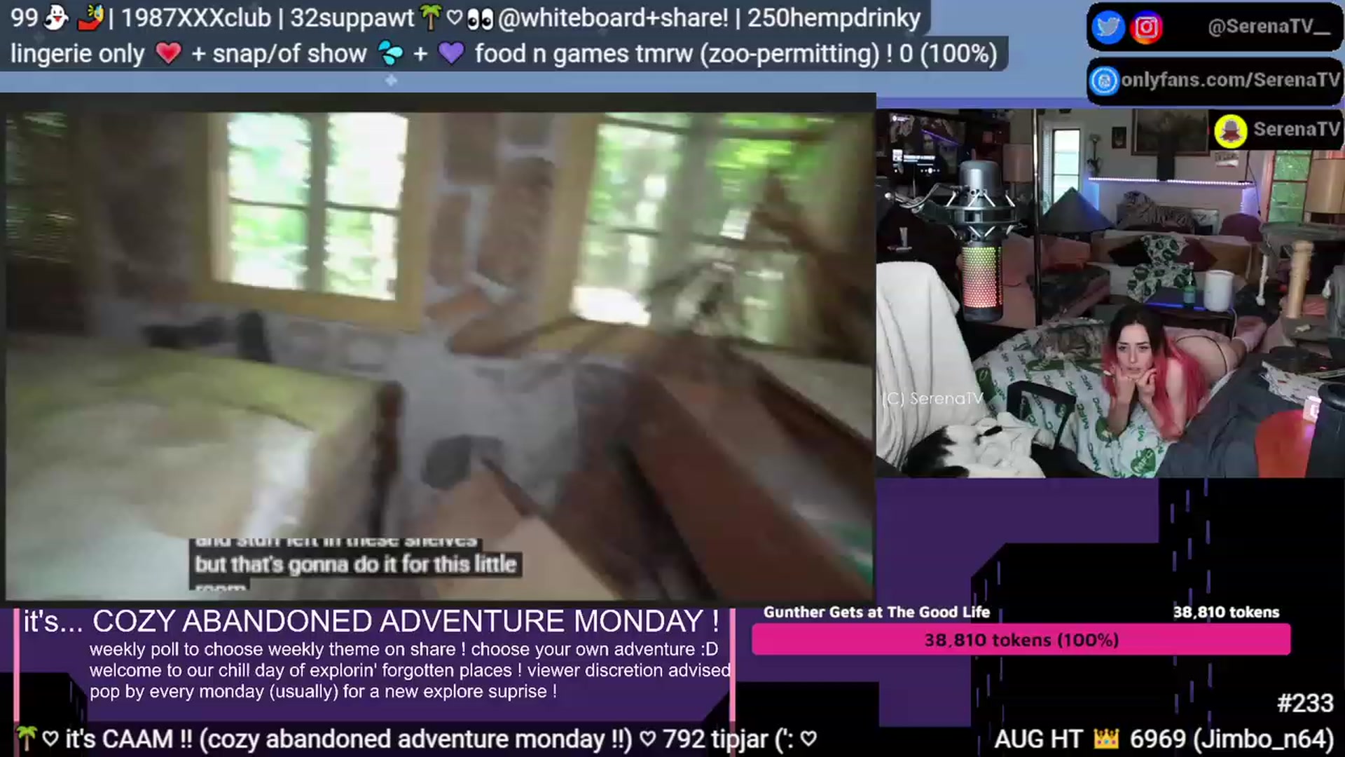 Gallery image thumbnail from serenatv's myfreecams stream on, 08/14/2023, 20:35 image 3 of 20