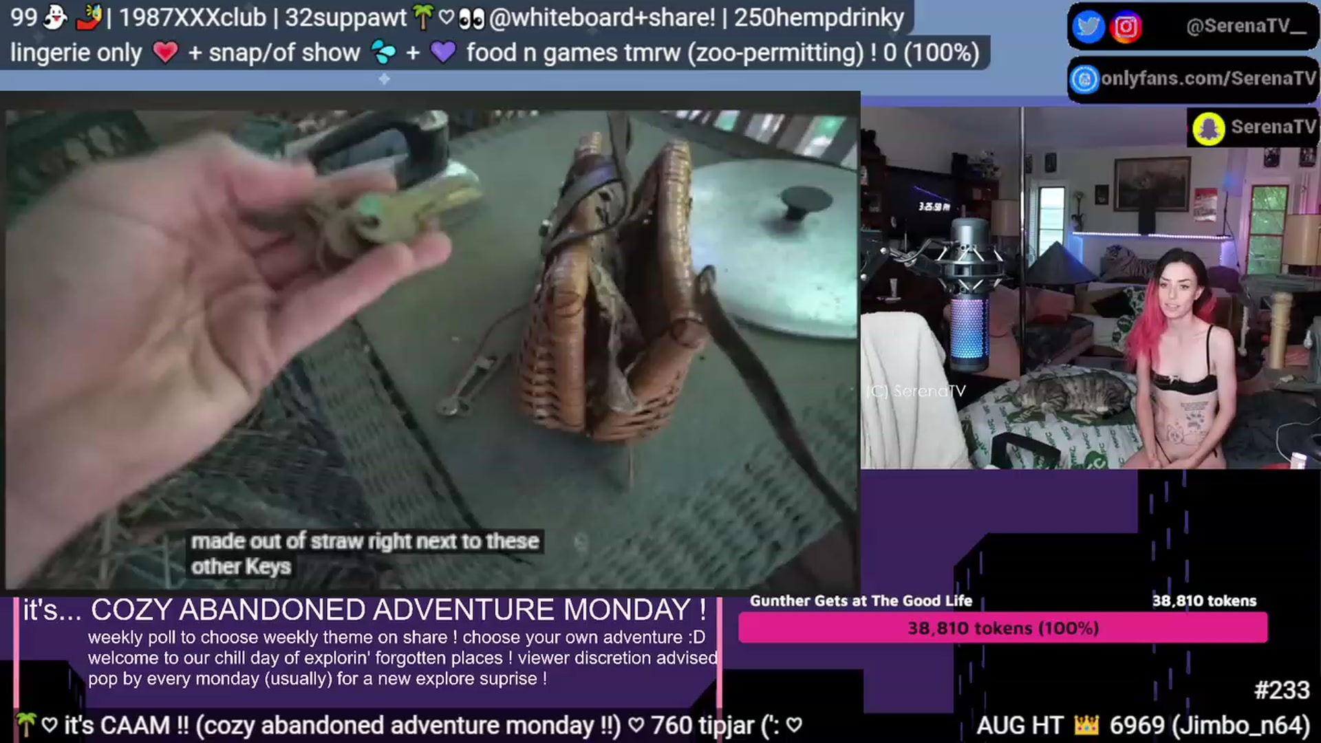 Gallery image thumbnail from serenatv's myfreecams stream on, 08/14/2023, 20:35 image 17 of 20