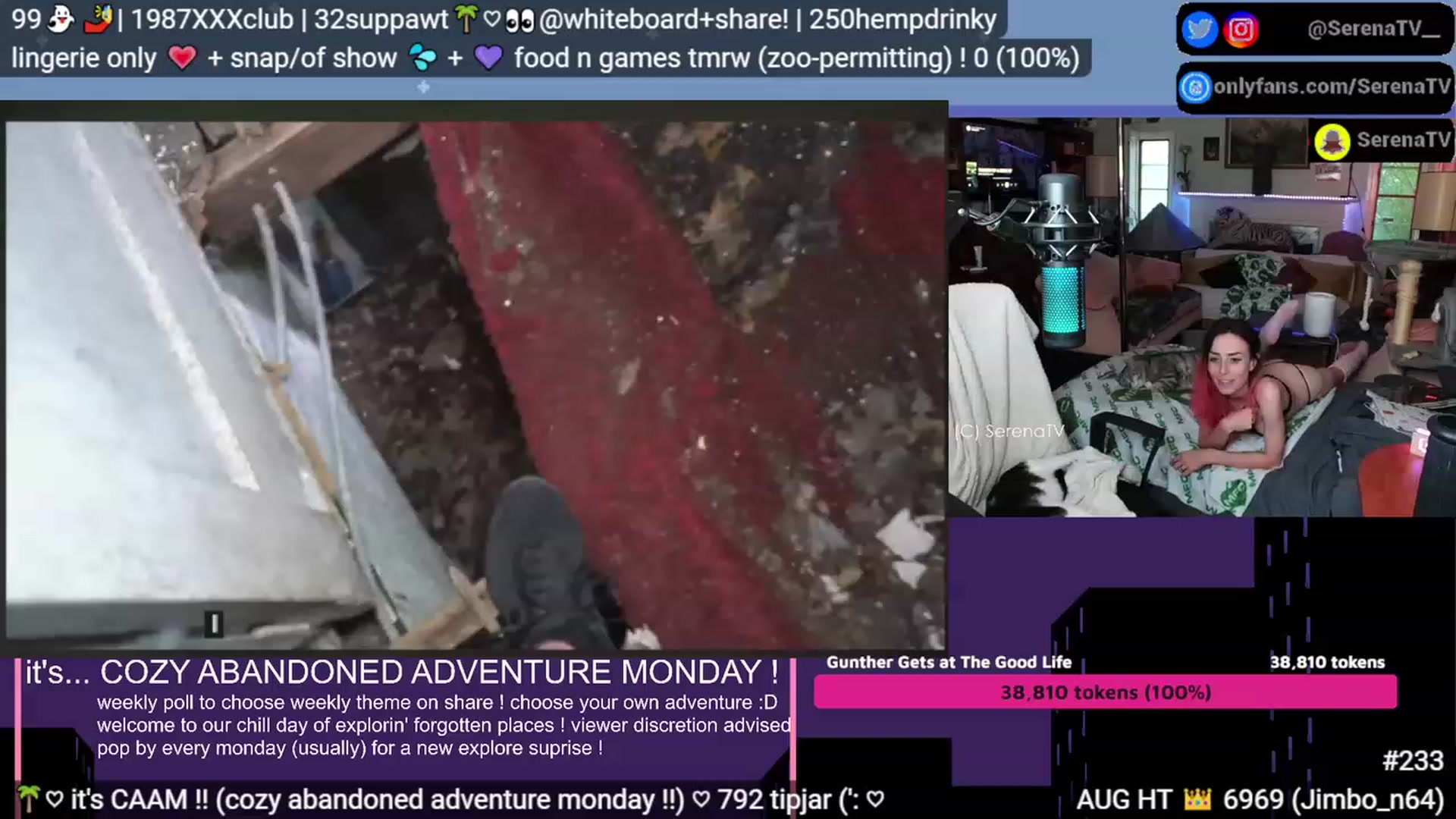 Gallery image thumbnail from serenatv's myfreecams stream on, 08/14/2023, 20:35 image 6 of 20