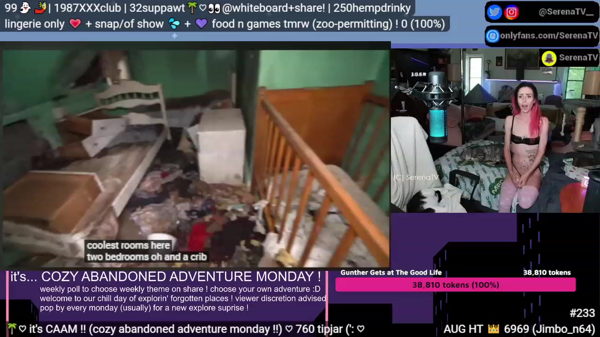 Gallery image thumbnail from serenatv's myfreecams stream on, 08/14/2023, 20:35 image 10 of 20