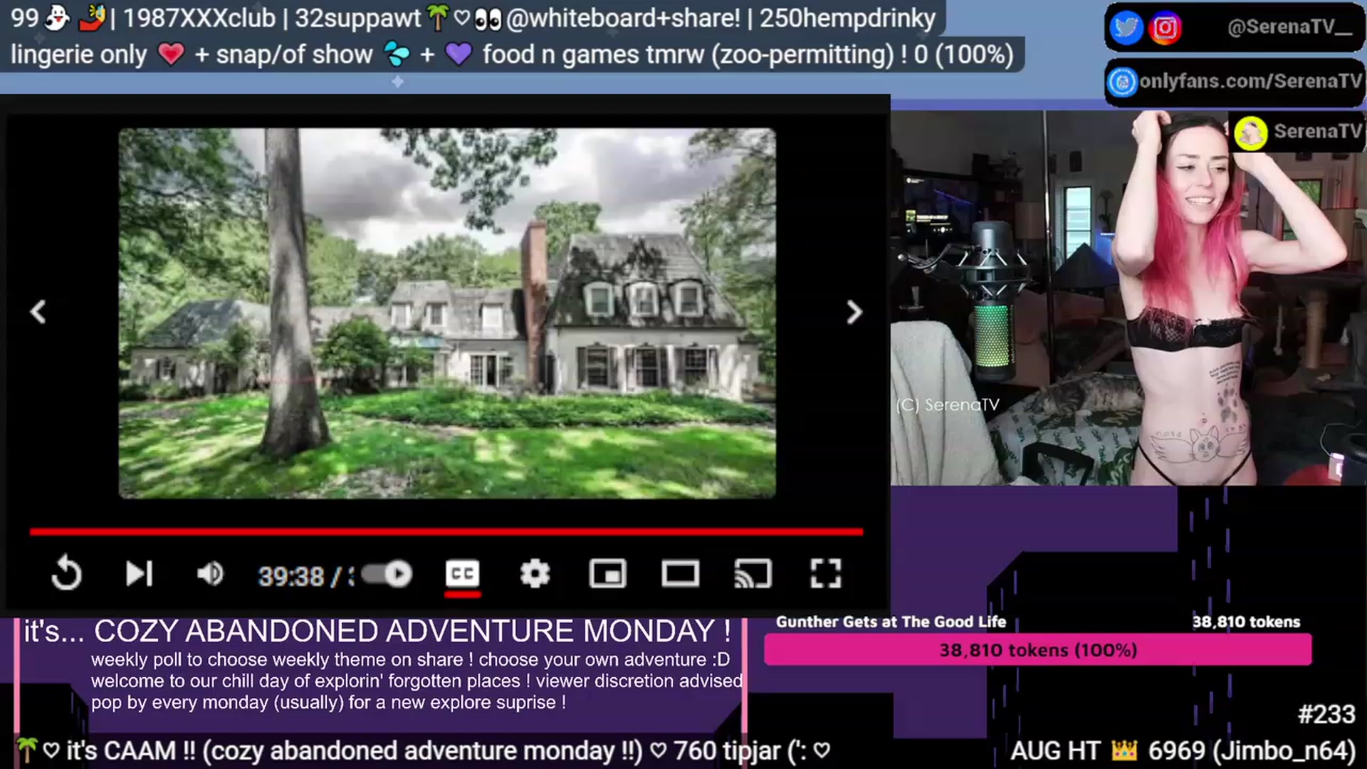 Gallery image thumbnail from serenatv's myfreecams stream on, 08/14/2023, 20:35 image 19 of 20