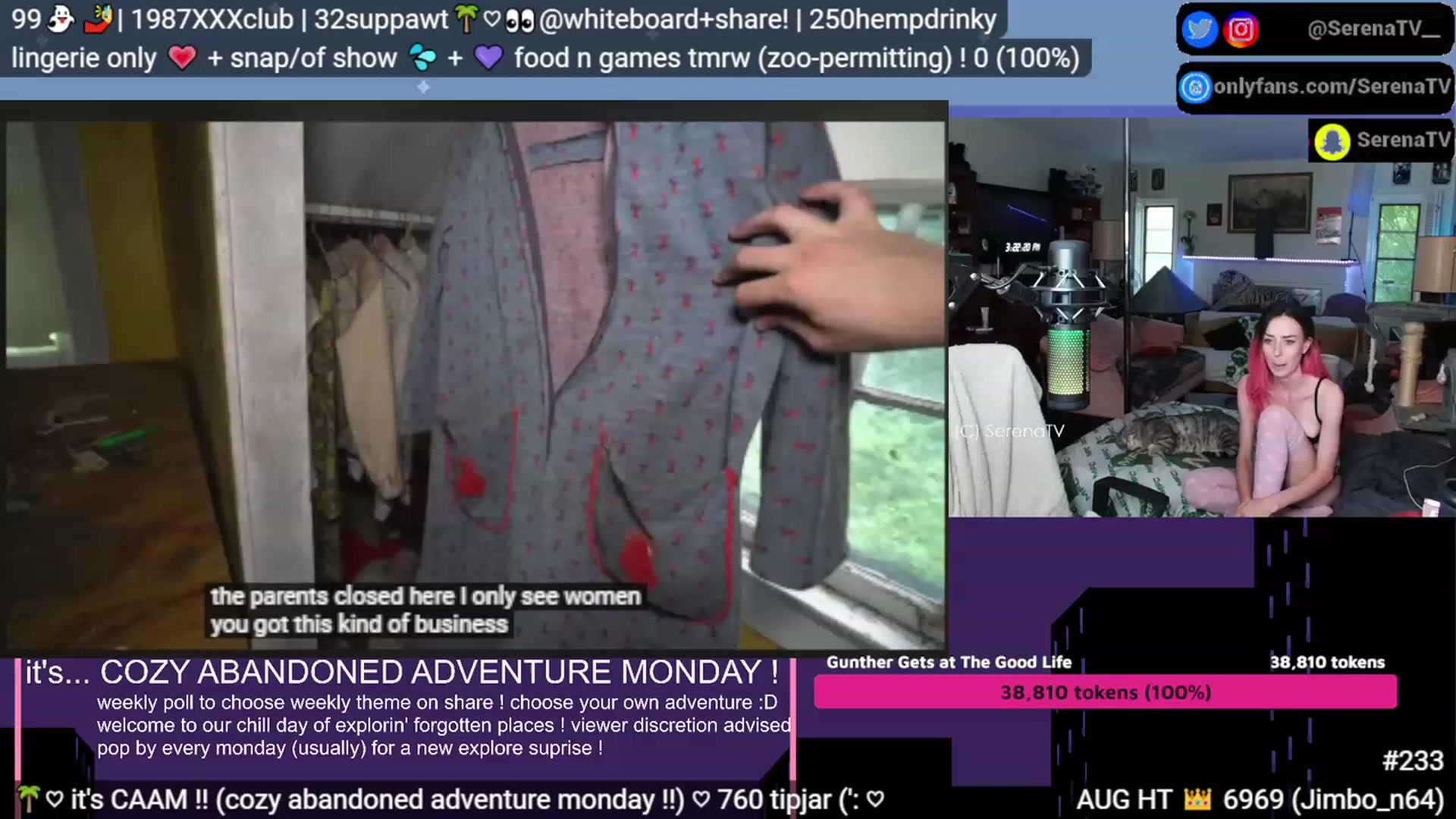 Gallery image thumbnail from serenatv's myfreecams stream on, 08/14/2023, 20:35 image 15 of 20