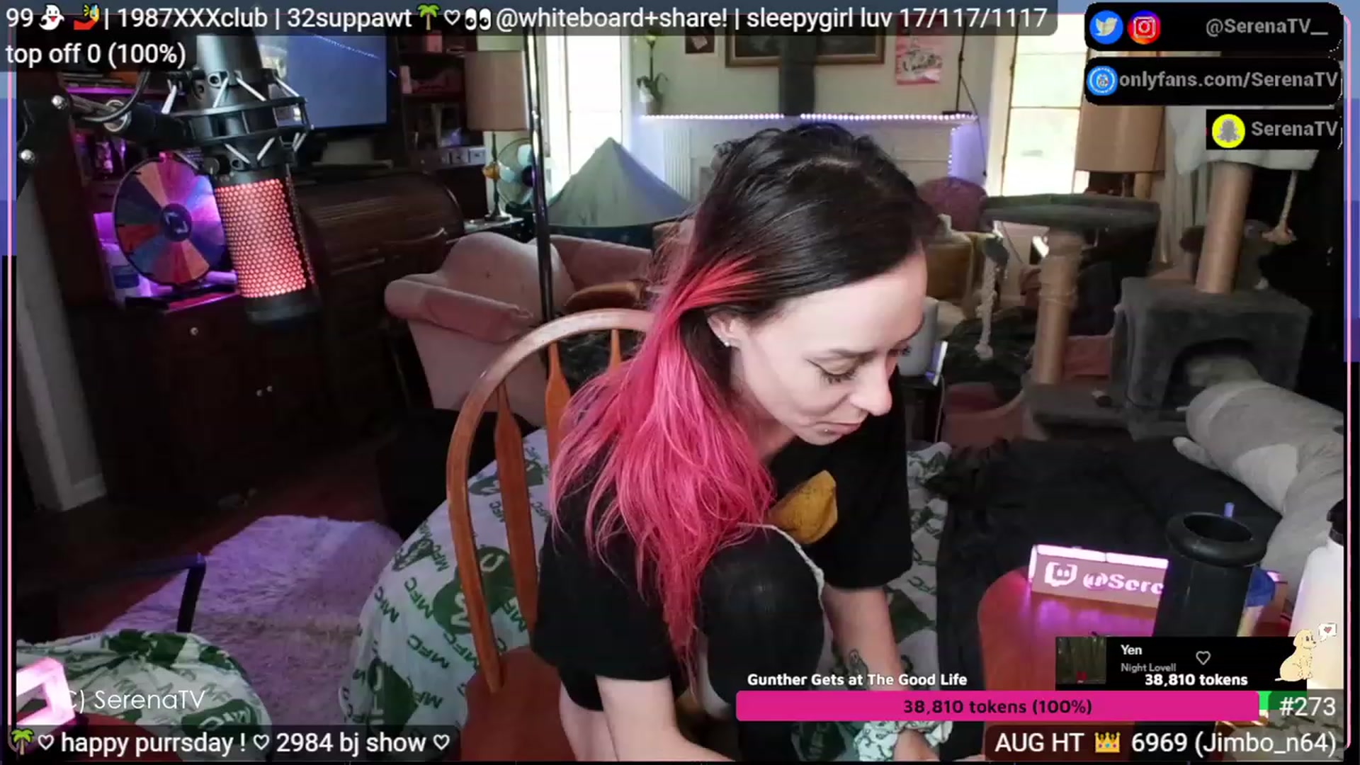 Gallery image thumbnail from serenatv's myfreecams stream on, 08/17/2023, 19:46 image 13 of 20
