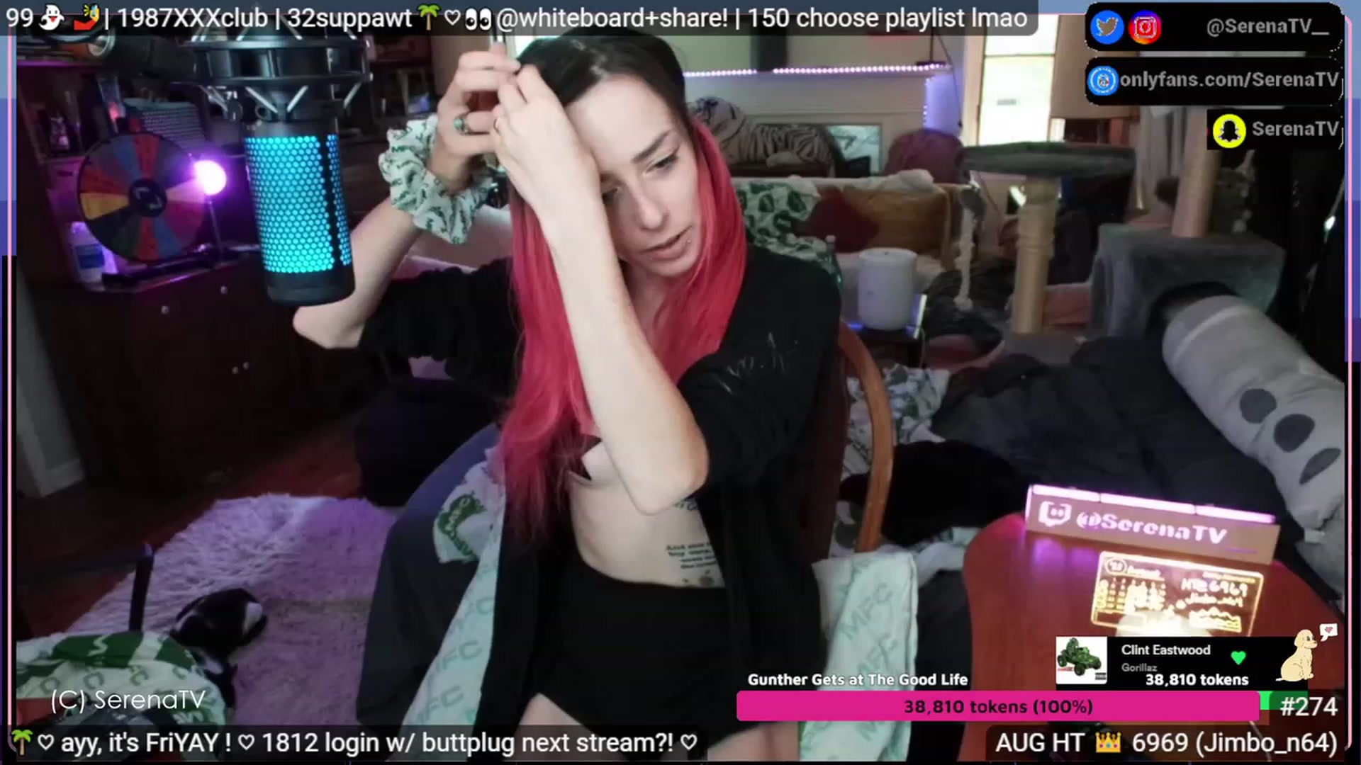 Gallery image thumbnail from serenatv's myfreecams stream on, 08/18/2023, 20:16 image 4 of 20