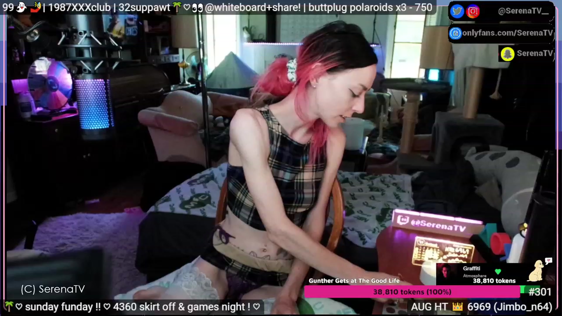 Gallery image thumbnail from serenatv's myfreecams stream on, 08/20/2023, 20:29 image 5 of 20