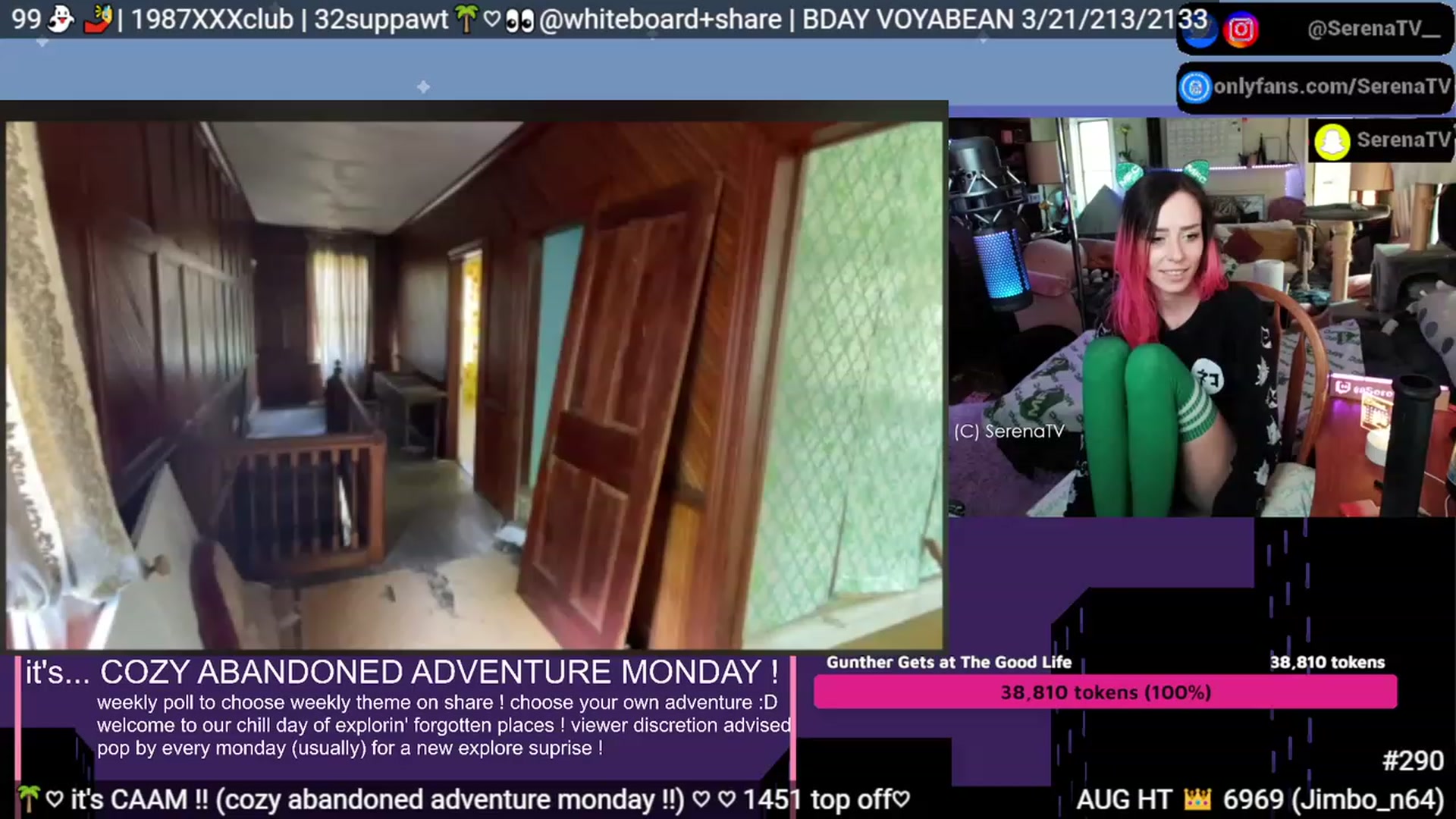Gallery image thumbnail from serenatv's myfreecams stream on, 08/21/2023, 20:29 image 18 of 20