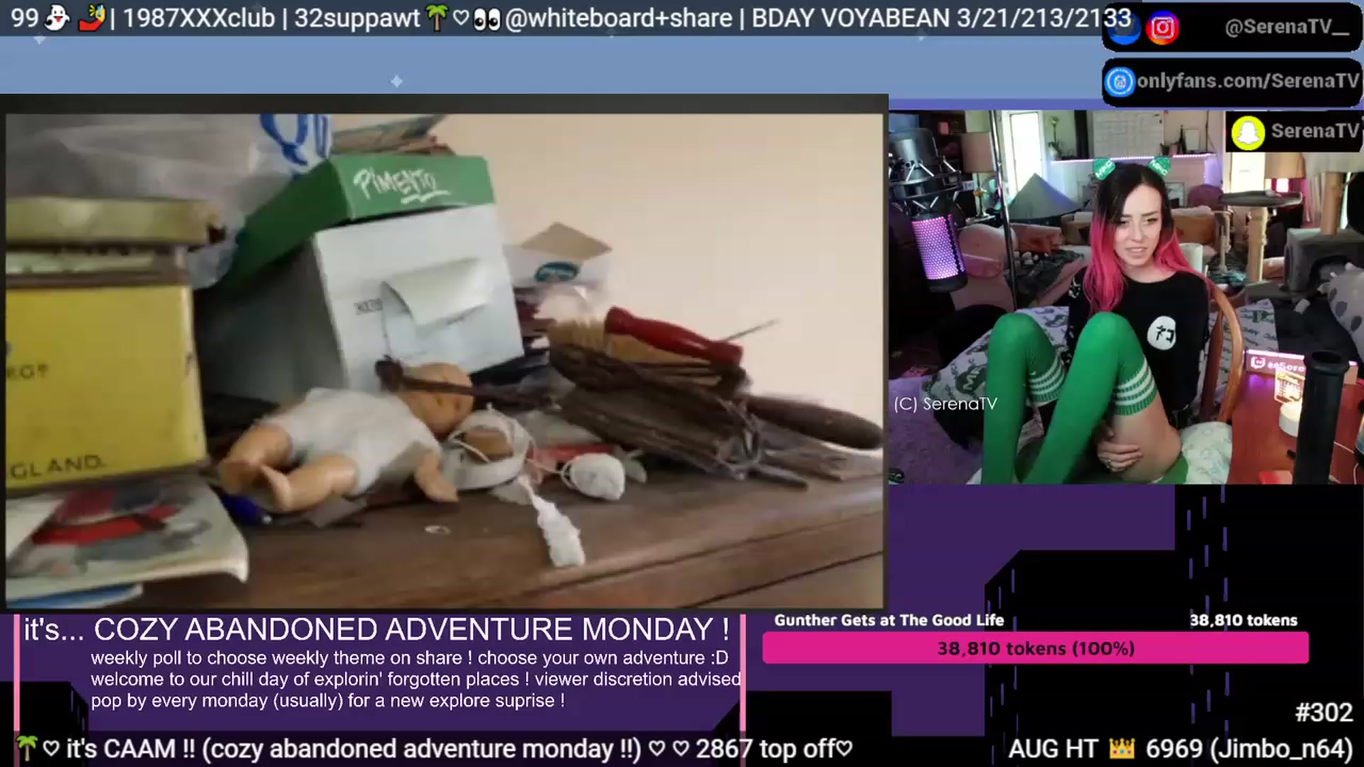 Gallery image thumbnail from serenatv's myfreecams stream on, 08/21/2023, 20:29 image 10 of 20