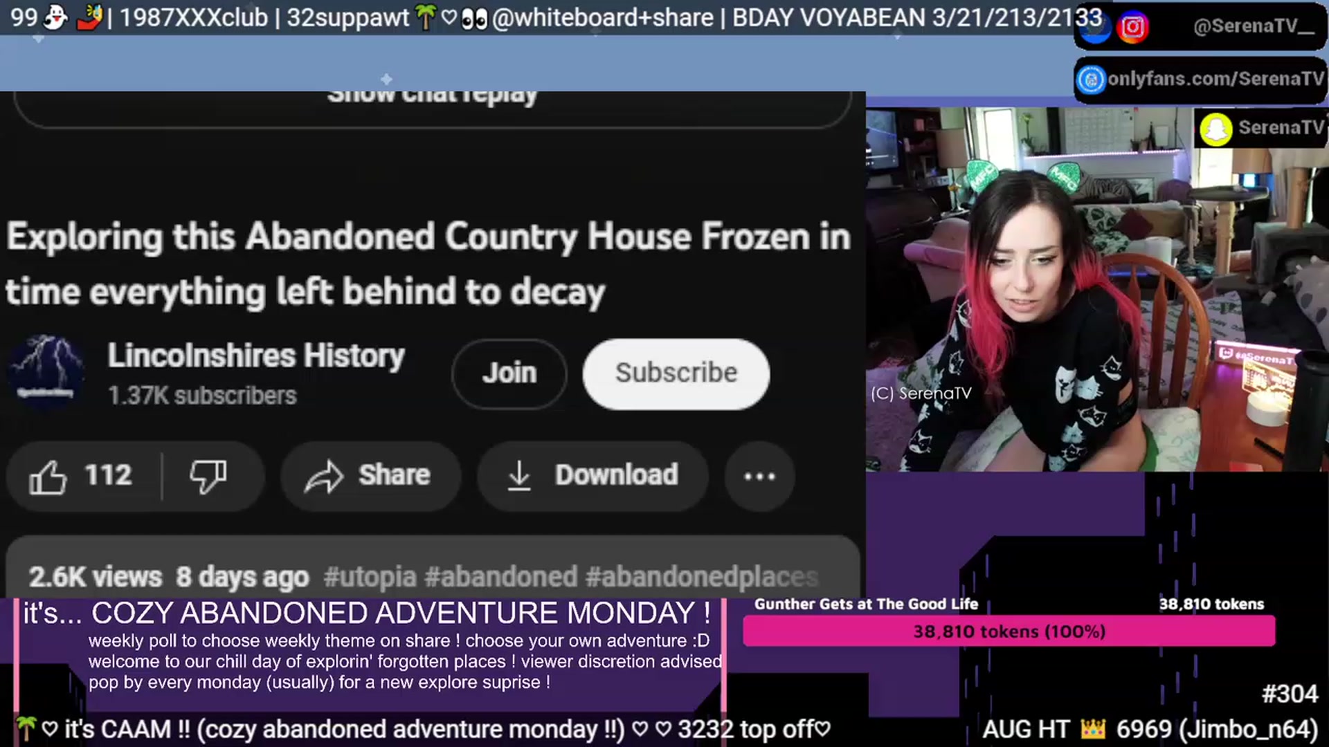 Gallery image thumbnail from serenatv's myfreecams stream on, 08/21/2023, 20:29 image 6 of 20