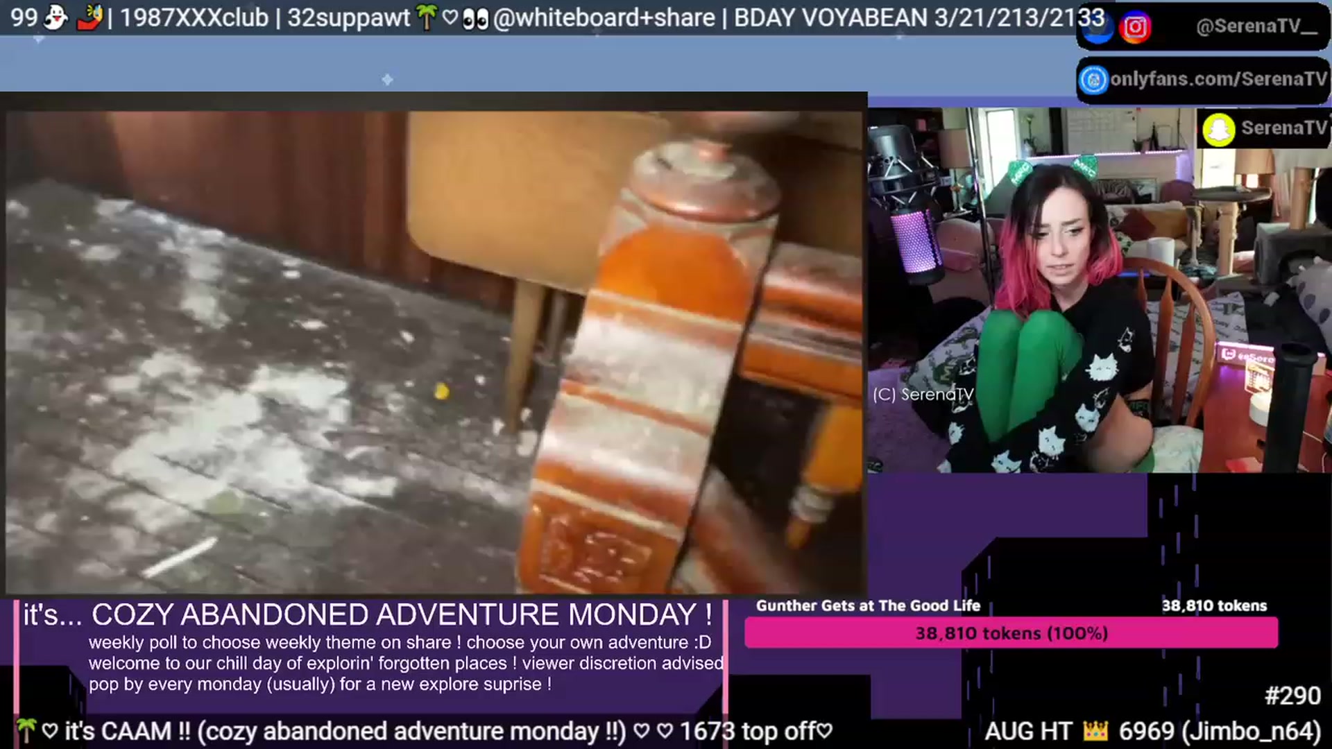 Gallery image thumbnail from serenatv's myfreecams stream on, 08/21/2023, 20:29 image 17 of 20