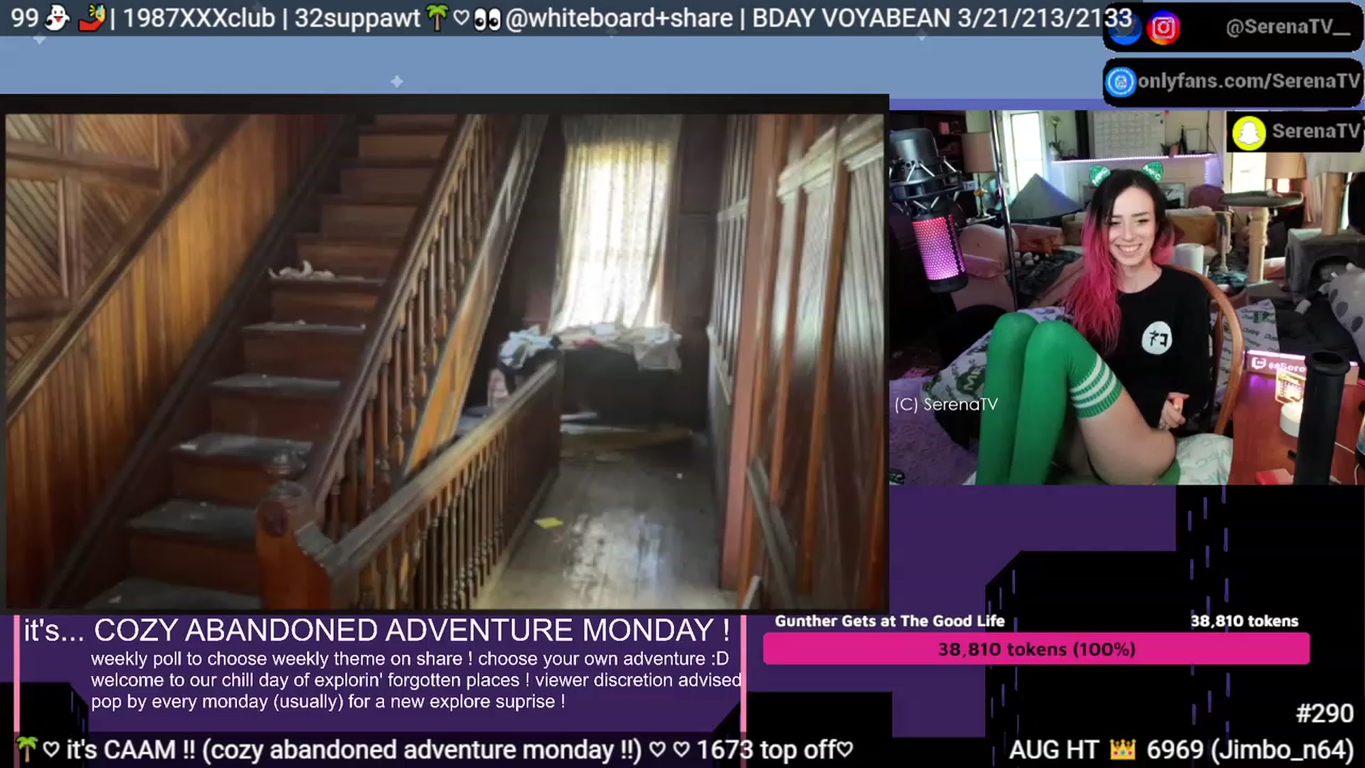 Gallery image thumbnail from serenatv's myfreecams stream on, 08/21/2023, 20:29 image 16 of 20