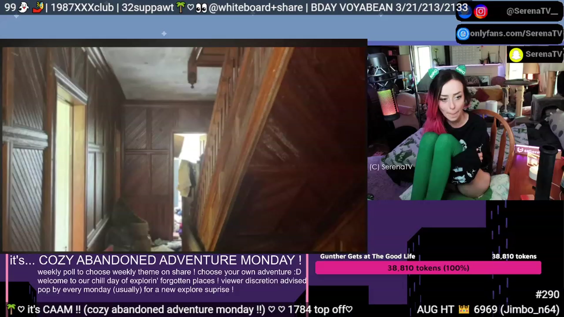 Gallery image thumbnail from serenatv's myfreecams stream on, 08/21/2023, 20:29 image 15 of 20