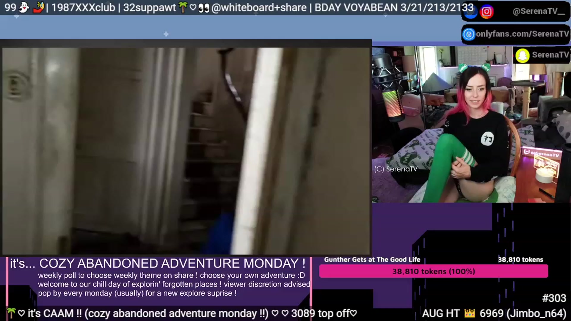 Gallery image thumbnail from serenatv's myfreecams stream on, 08/21/2023, 20:29 image 8 of 20