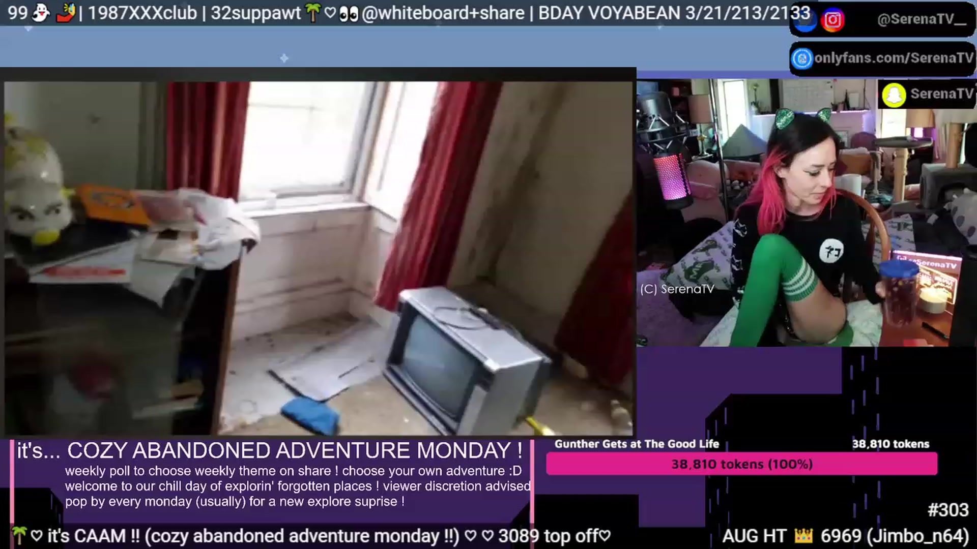 Gallery image thumbnail from serenatv's myfreecams stream on, 08/21/2023, 20:29 image 9 of 20