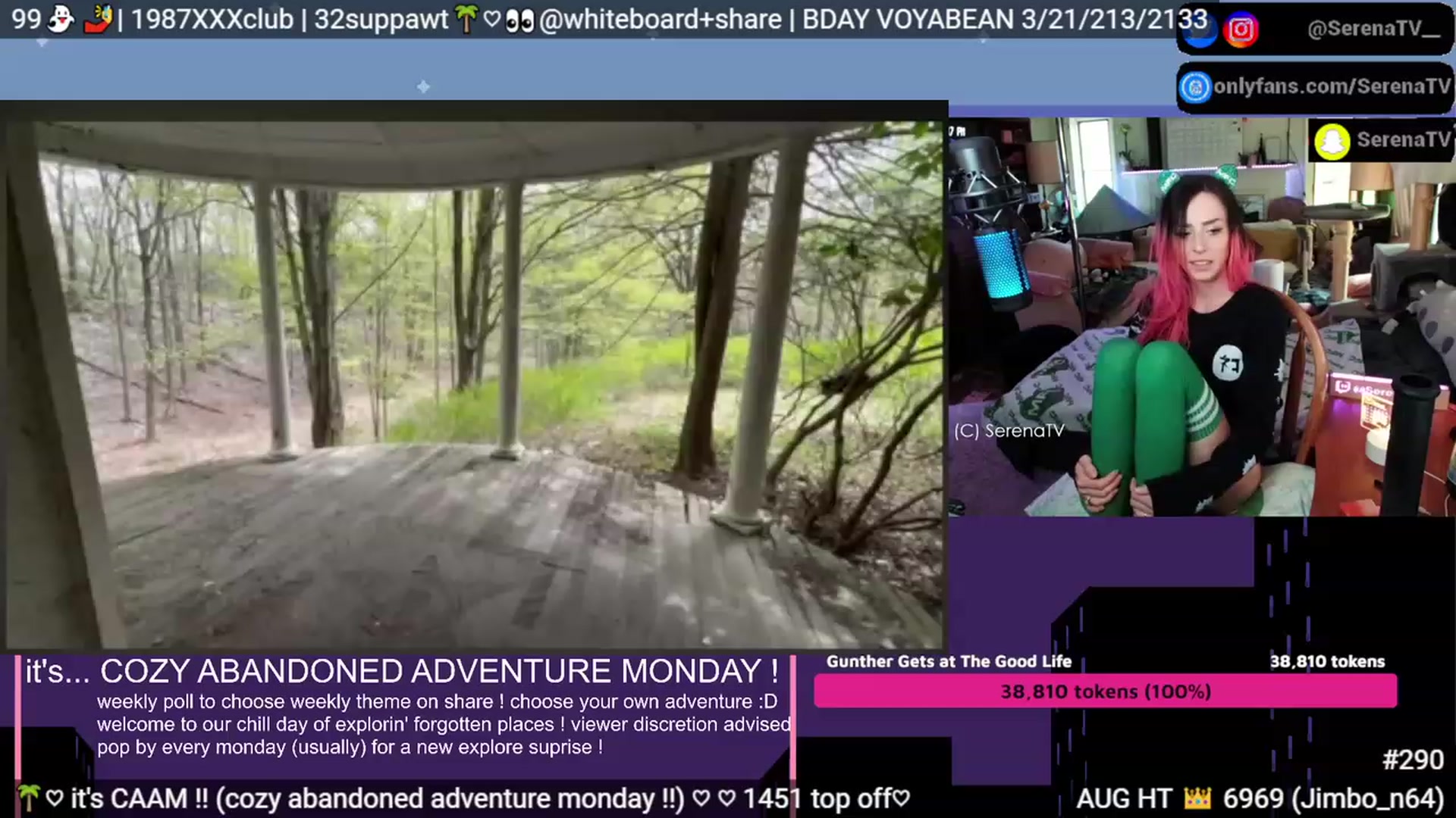 Gallery image thumbnail from serenatv's myfreecams stream on, 08/21/2023, 20:29 image 19 of 20