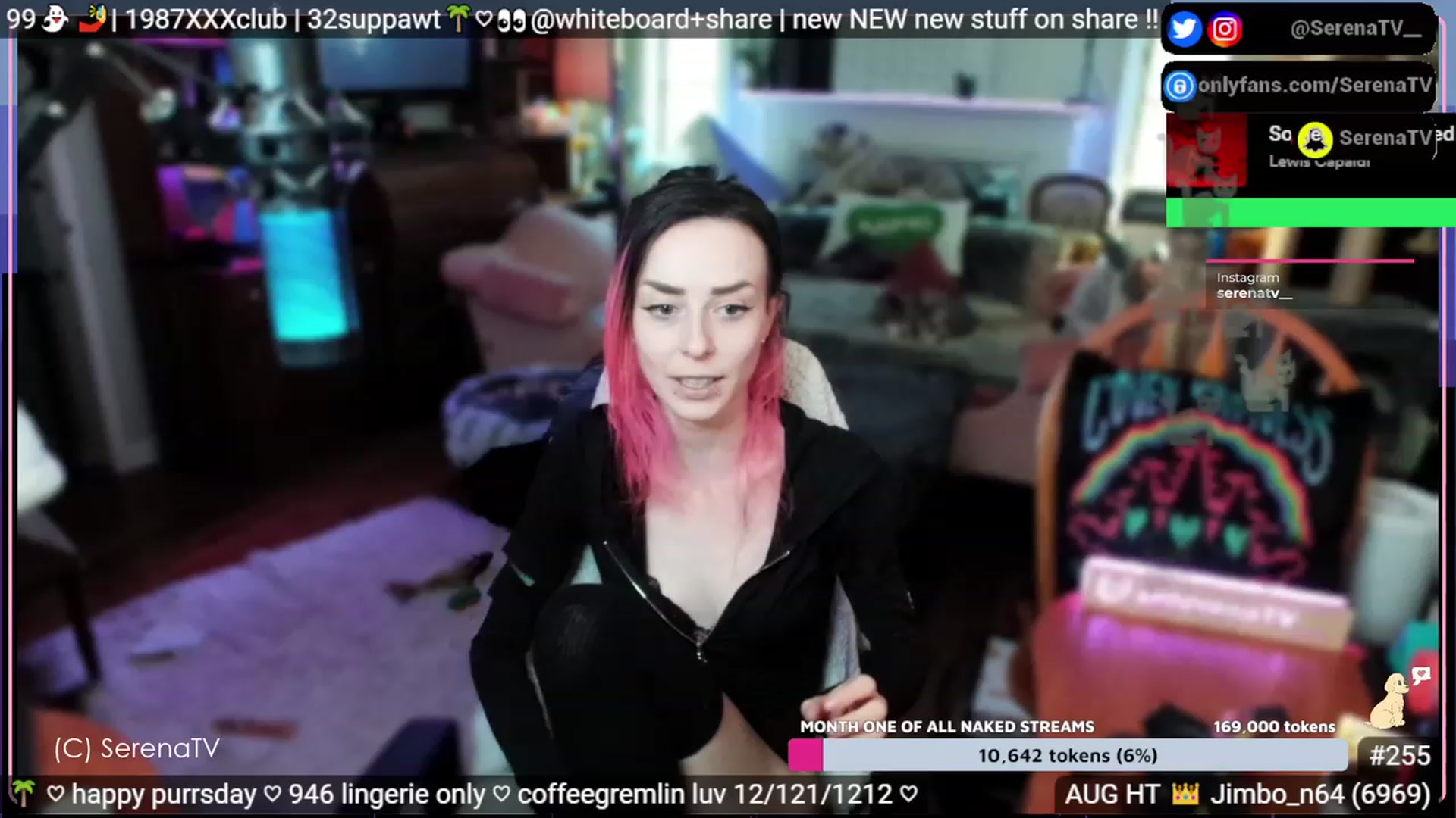 Gallery image thumbnail from serenatv's myfreecams stream on, 08/24/2023, 21:23 image 4 of 20