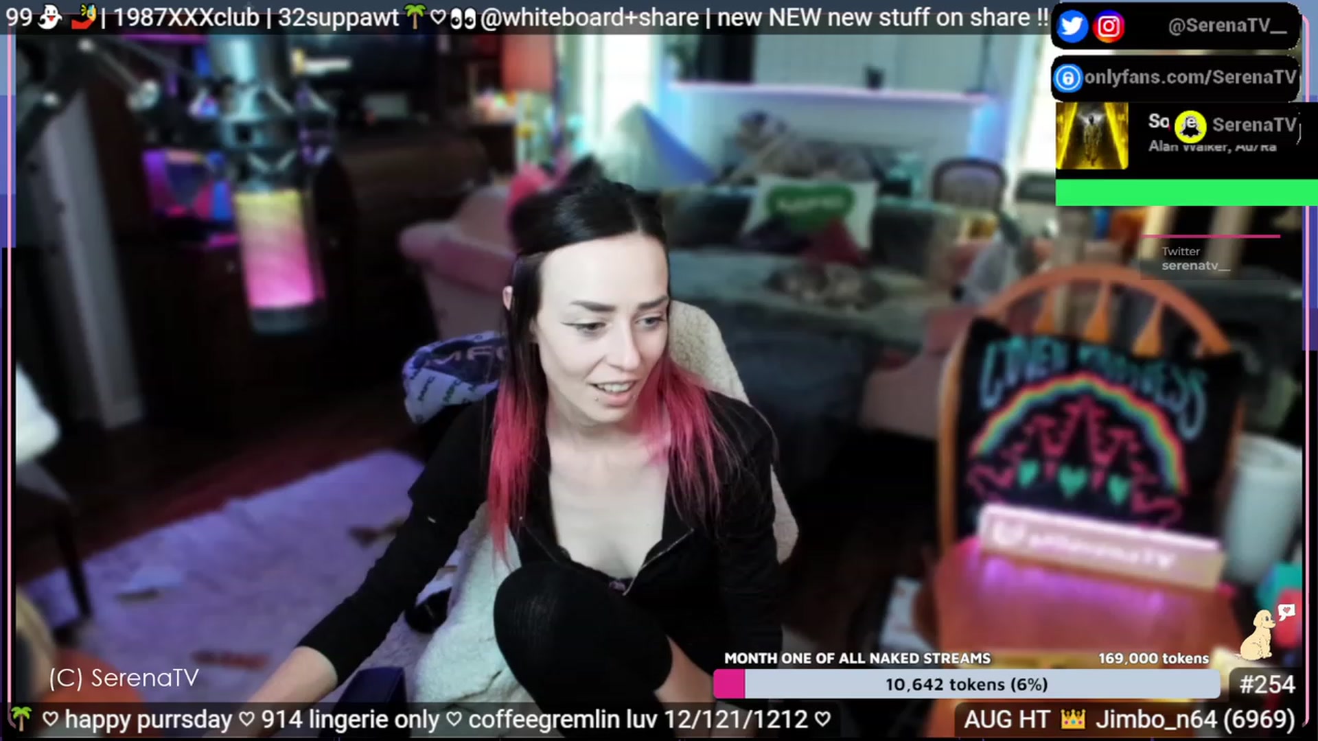 Gallery image thumbnail from serenatv's myfreecams stream on, 08/24/2023, 21:23 image 6 of 20
