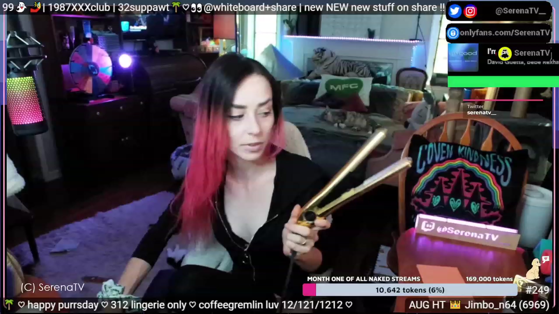 Gallery image thumbnail from serenatv's myfreecams stream on, 08/24/2023, 21:23 image 10 of 20