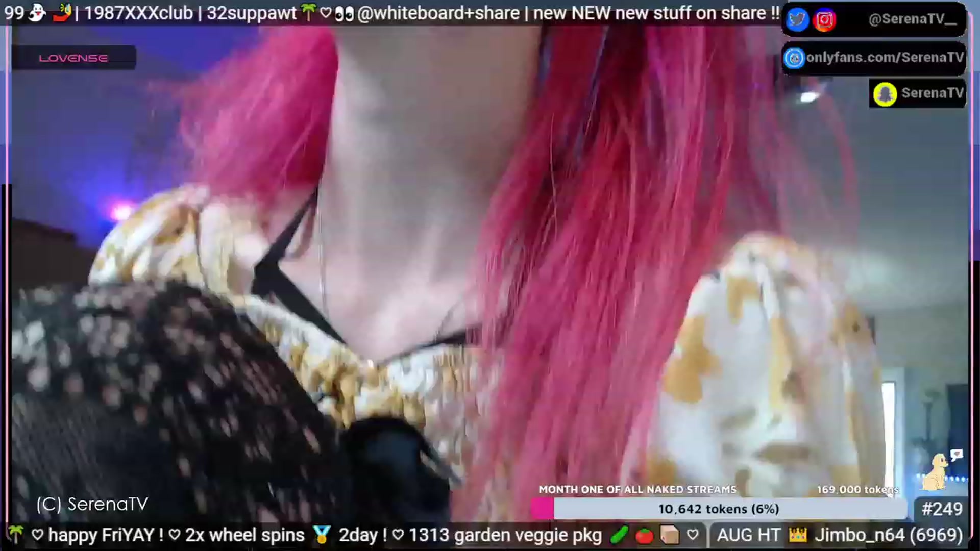 Gallery image thumbnail from serenatv's myfreecams stream on, 08/25/2023, 20:15 image 5 of 20