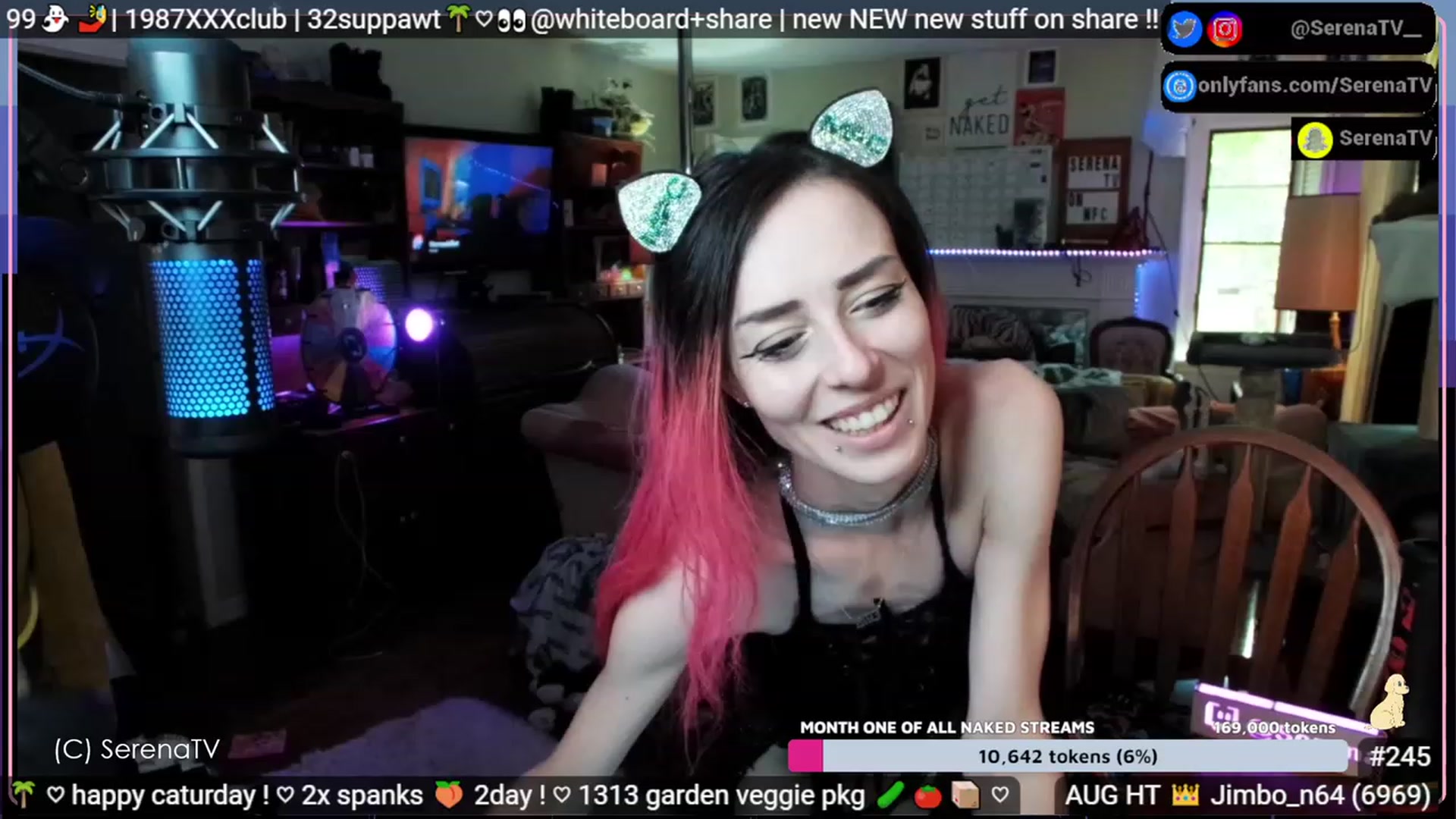 Gallery image thumbnail from serenatv's myfreecams stream on, 08/26/2023, 20:31 image 18 of 20