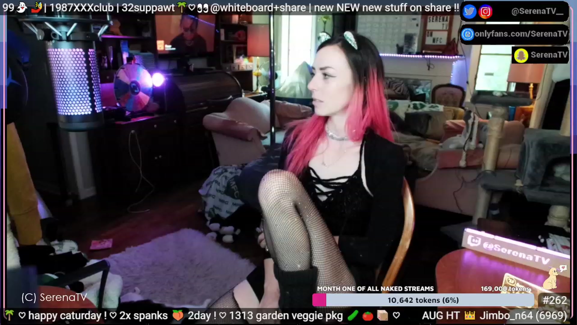 Gallery image thumbnail from serenatv's myfreecams stream on, 08/26/2023, 20:31 image 5 of 20