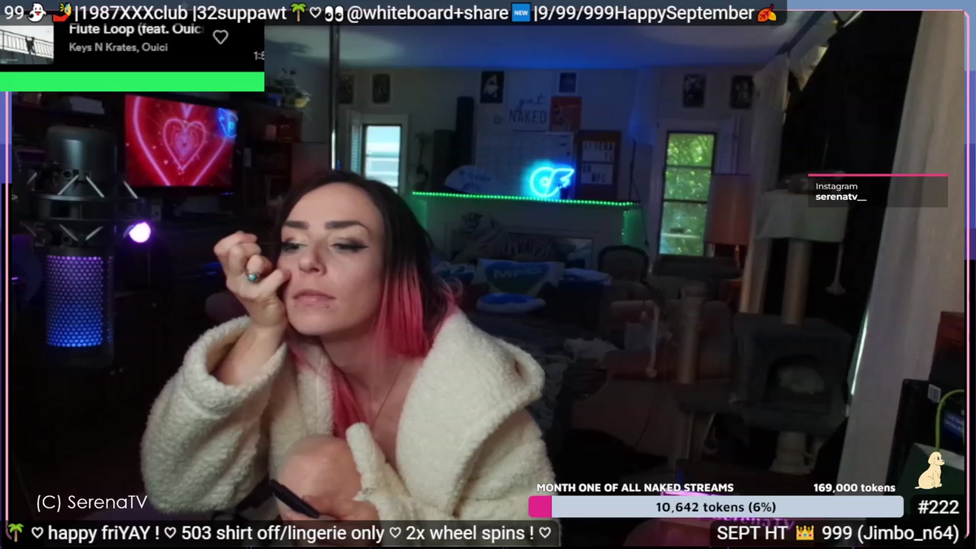 Gallery image thumbnail from serenatv's myfreecams stream on, 09/01/2023, 20:53 image 4 of 20