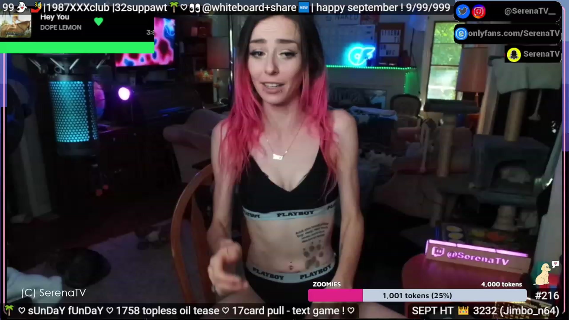 Gallery image thumbnail from serenatv's myfreecams stream on, 09/03/2023, 20:33 image 5 of 20