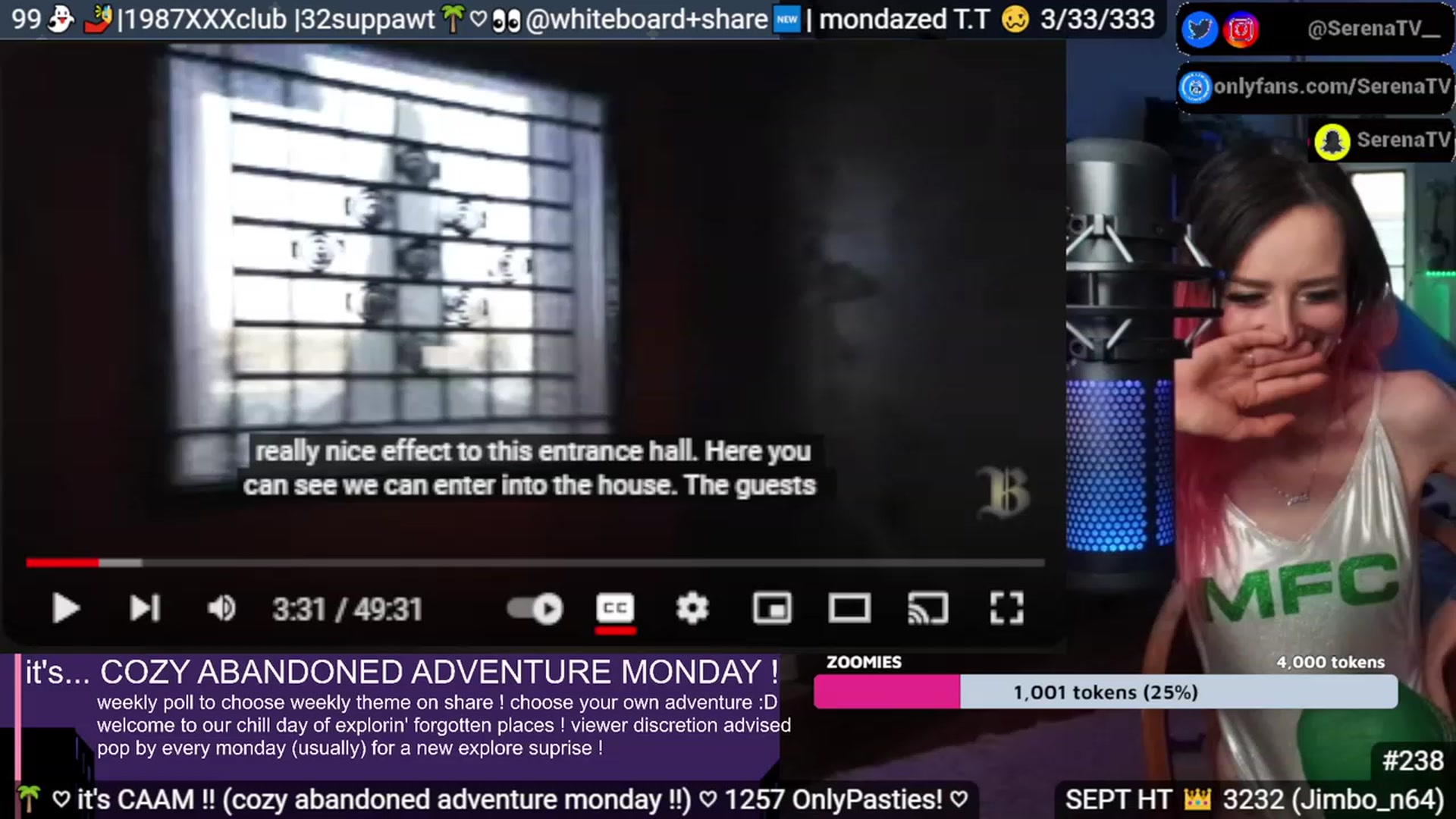 Gallery image thumbnail from serenatv's myfreecams stream on, 09/04/2023, 21:09 image 10 of 20