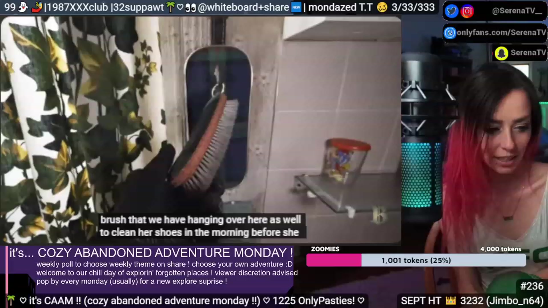 Gallery image thumbnail from serenatv's myfreecams stream on, 09/04/2023, 21:09 image 12 of 20