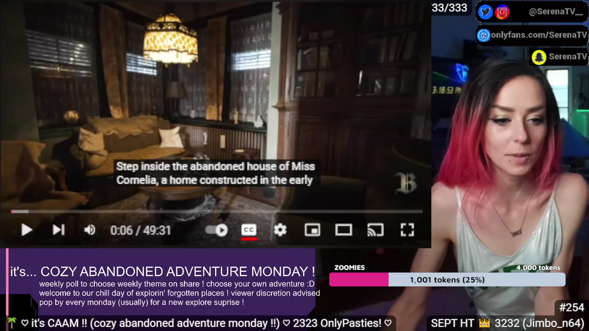 Gallery image thumbnail from serenatv's myfreecams stream on, 09/04/2023, 21:09 image 6 of 20