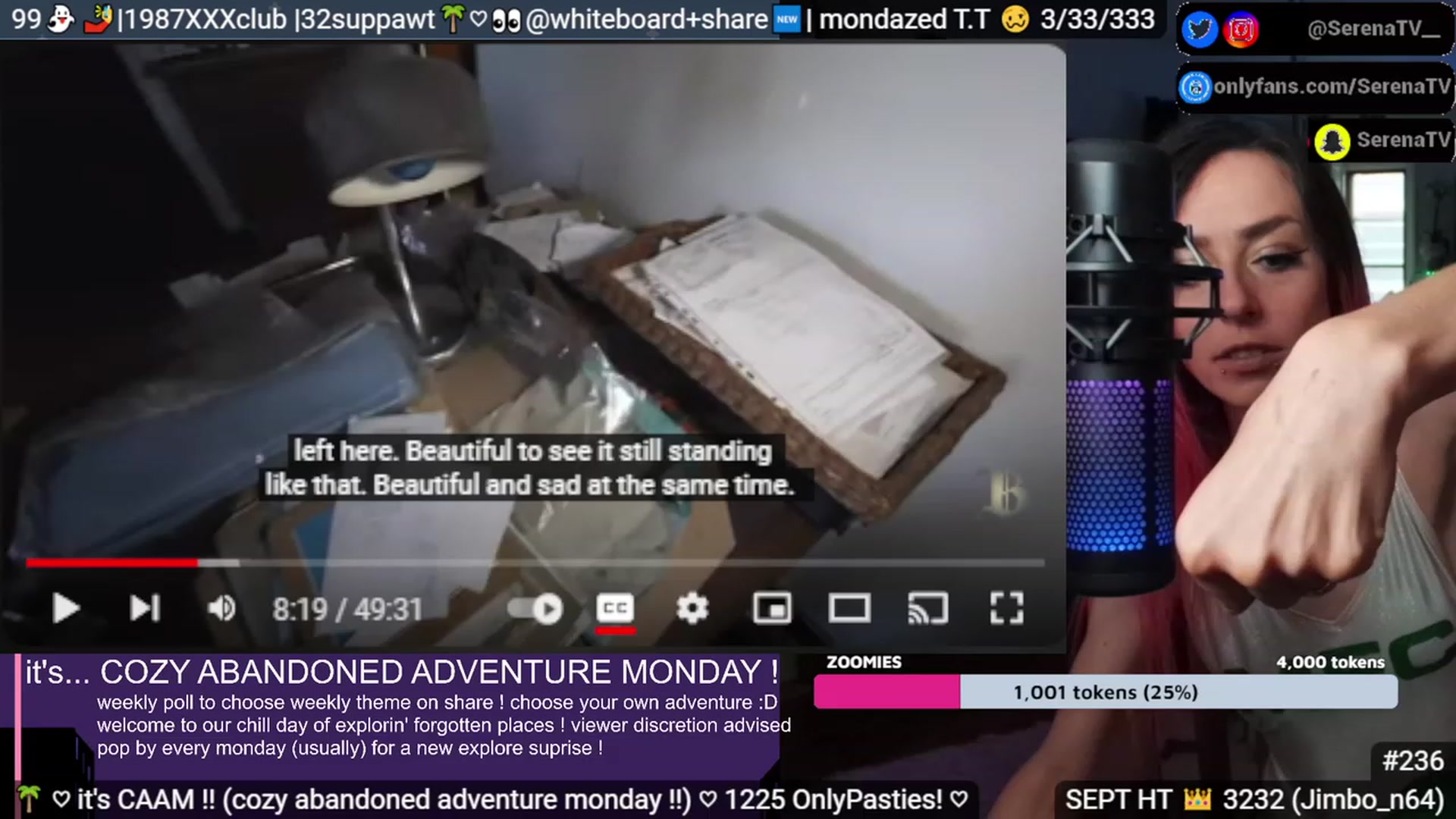 Gallery image thumbnail from serenatv's myfreecams stream on, 09/04/2023, 21:09 image 13 of 20
