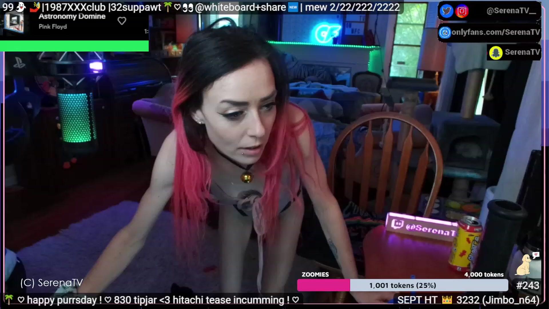 Gallery image thumbnail from serenatv's myfreecams stream on, 09/07/2023, 21:19 image 16 of 20