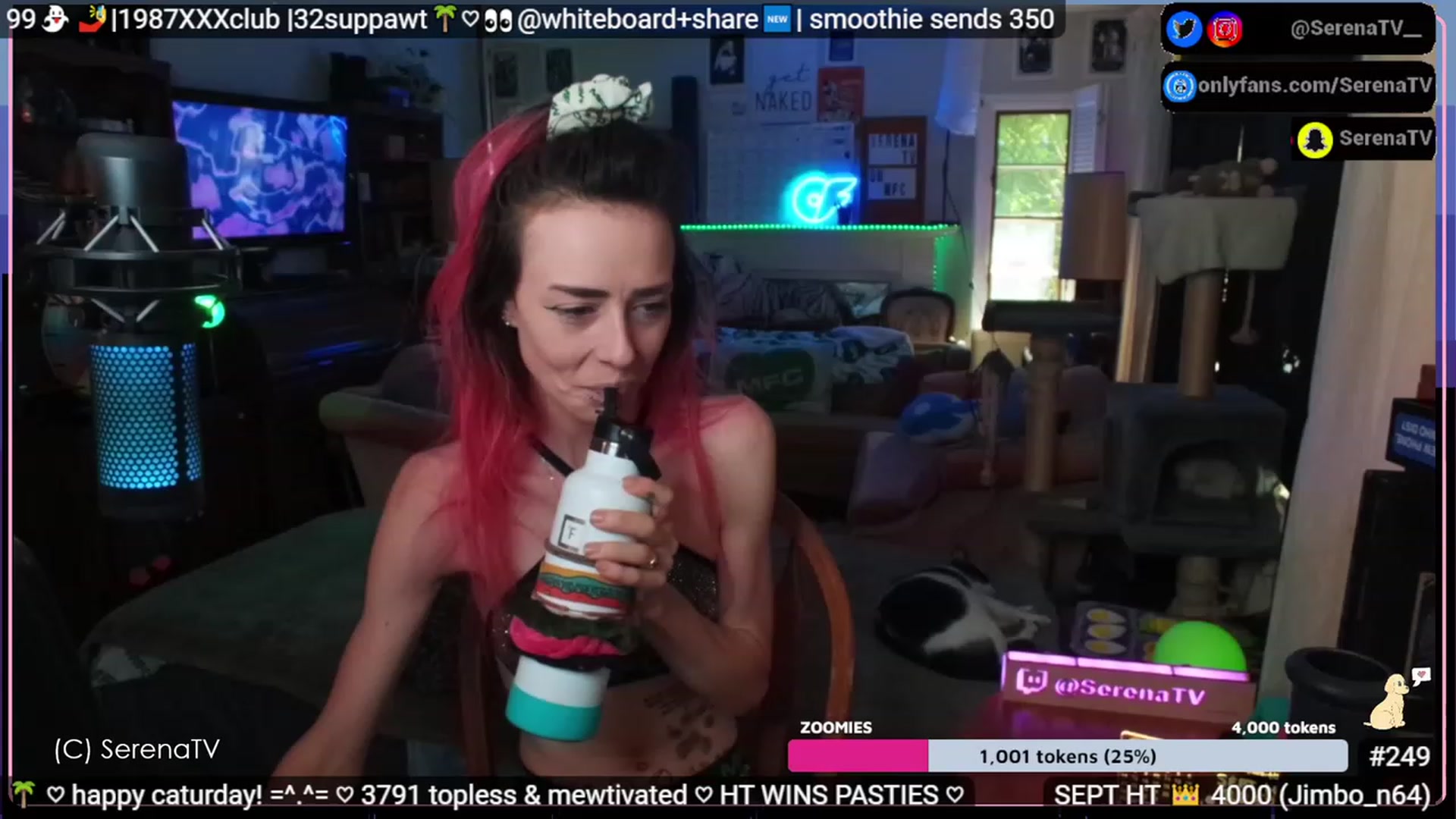 Gallery image thumbnail from serenatv's myfreecams stream on, 09/09/2023, 21:28 image 2 of 20