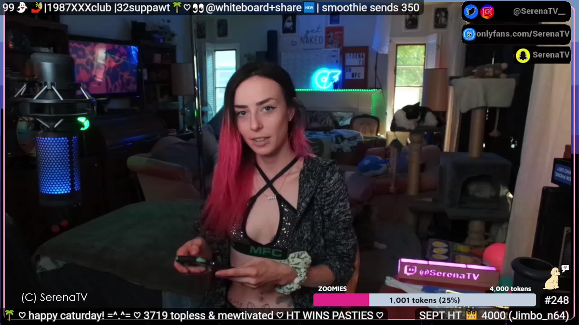 Gallery image thumbnail from serenatv's myfreecams stream on, 09/09/2023, 21:28 image 3 of 20