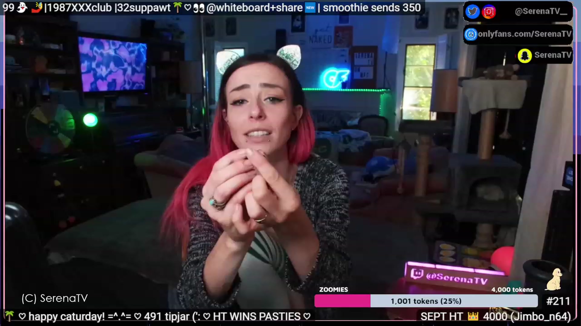 Gallery image thumbnail from serenatv's myfreecams stream on, 09/09/2023, 21:28 image 14 of 20