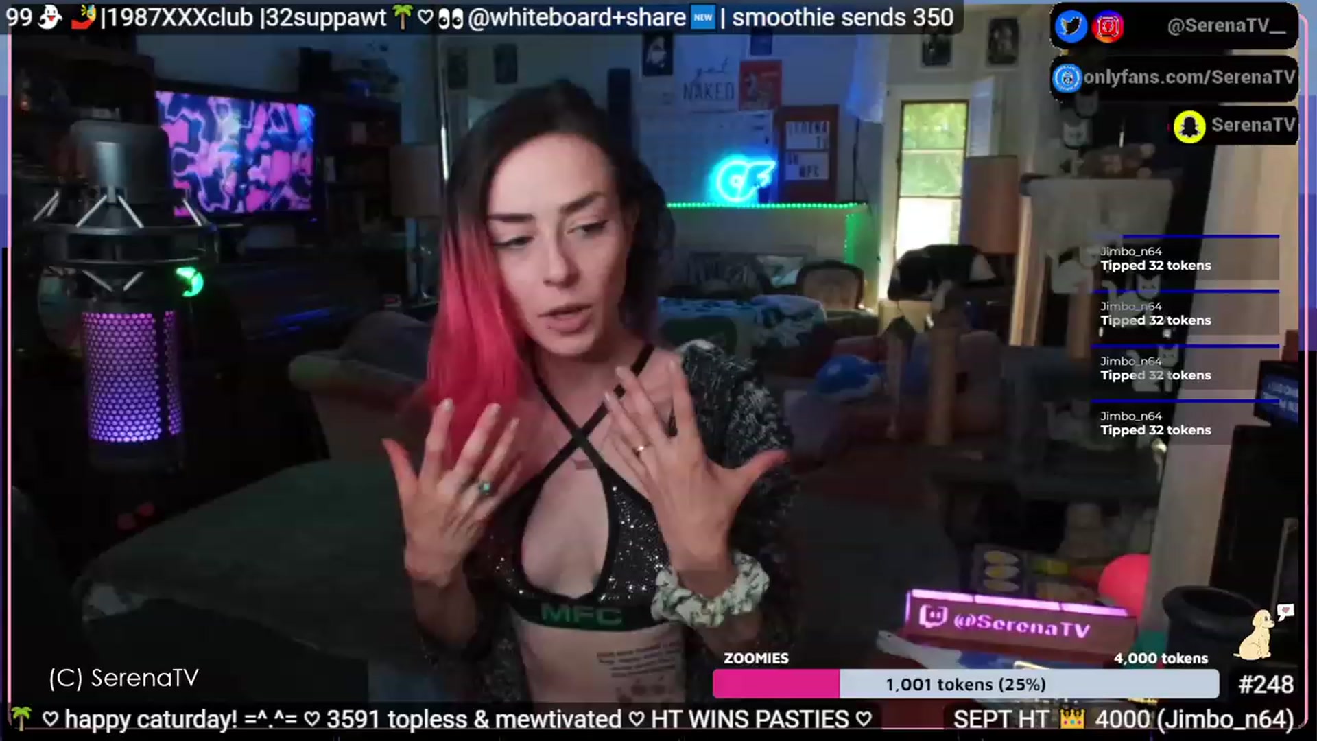 Gallery image thumbnail from serenatv's myfreecams stream on, 09/09/2023, 21:28 image 4 of 20