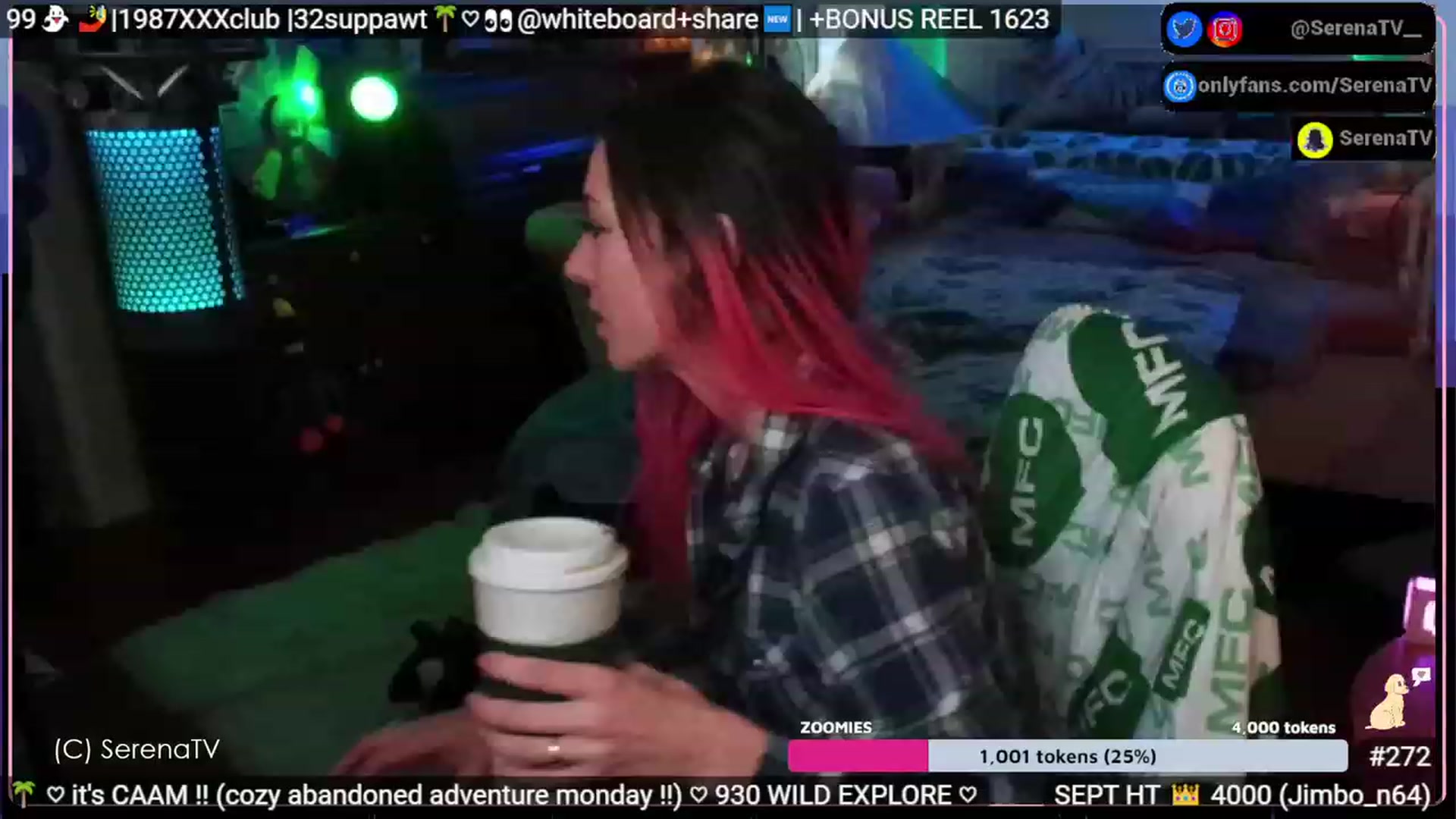 Gallery image thumbnail from serenatv's myfreecams stream on, 09/11/2023, 21:14 image 2 of 20