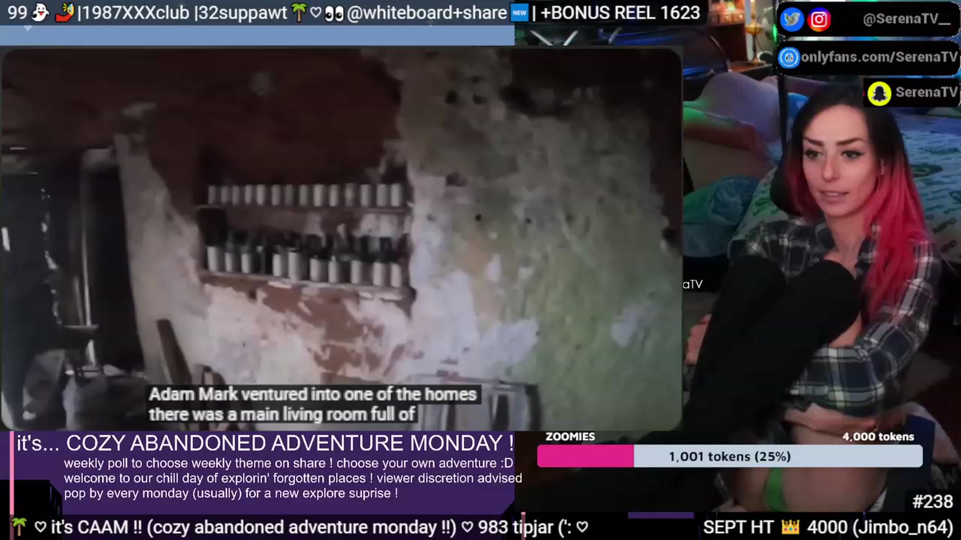 Gallery image thumbnail from serenatv's myfreecams stream on, 09/11/2023, 21:14 image 19 of 20