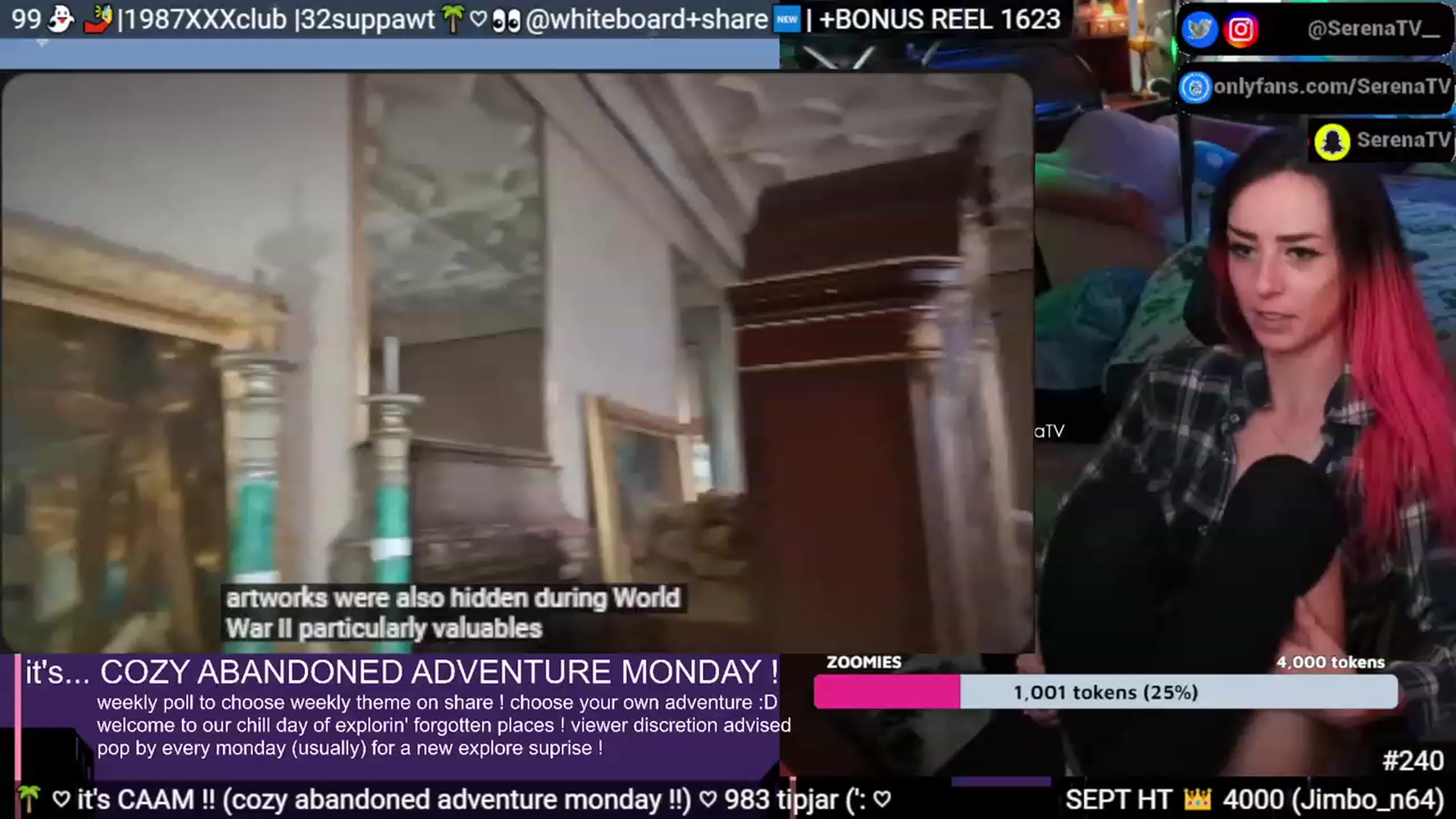 Gallery image thumbnail from serenatv's myfreecams stream on, 09/11/2023, 21:14 image 18 of 20