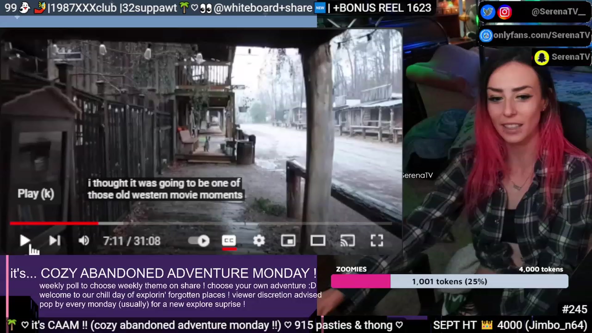 Gallery image thumbnail from serenatv's myfreecams stream on, 09/11/2023, 21:14 image 8 of 20
