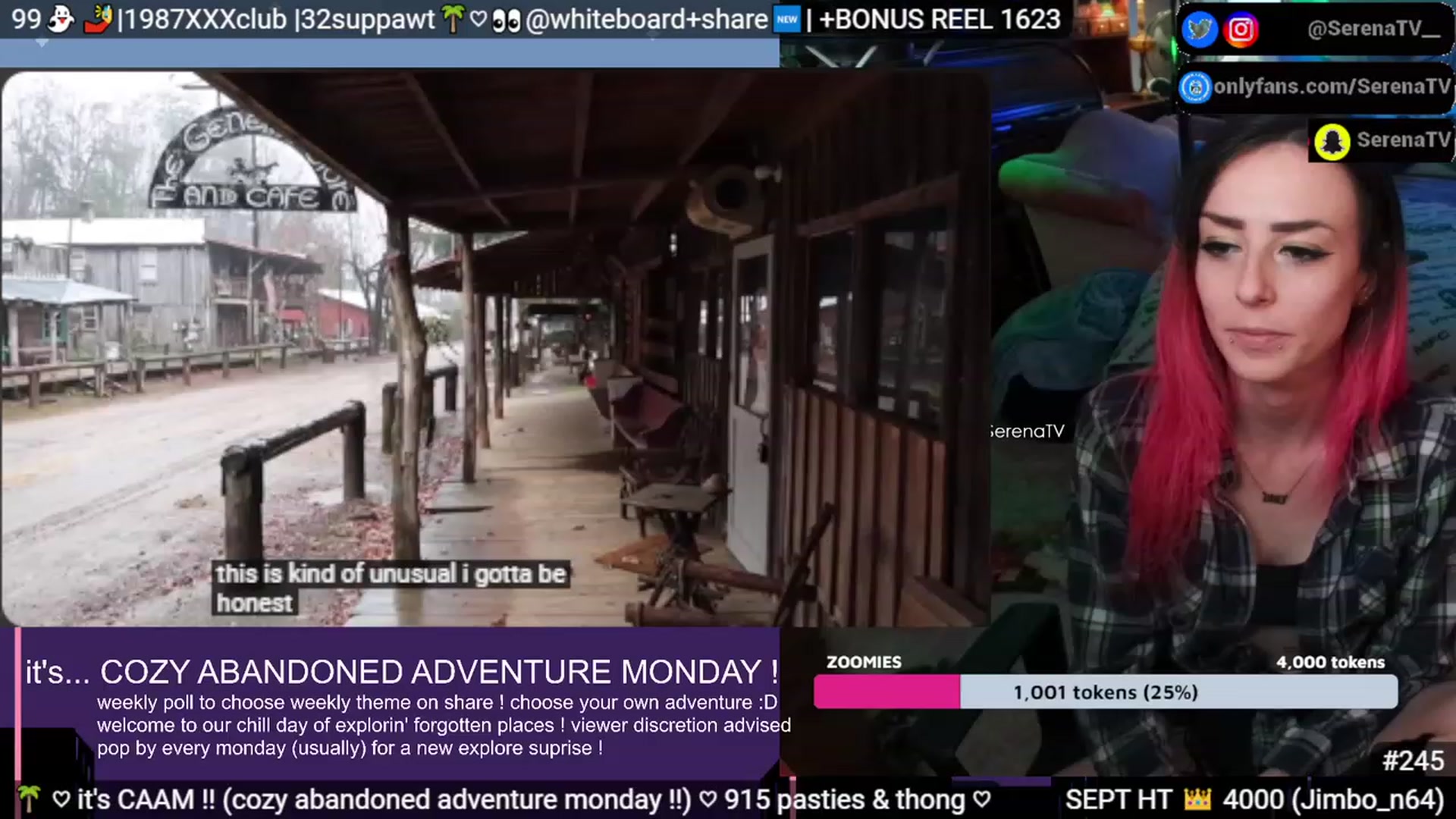 Gallery image thumbnail from serenatv's myfreecams stream on, 09/11/2023, 21:14 image 9 of 20