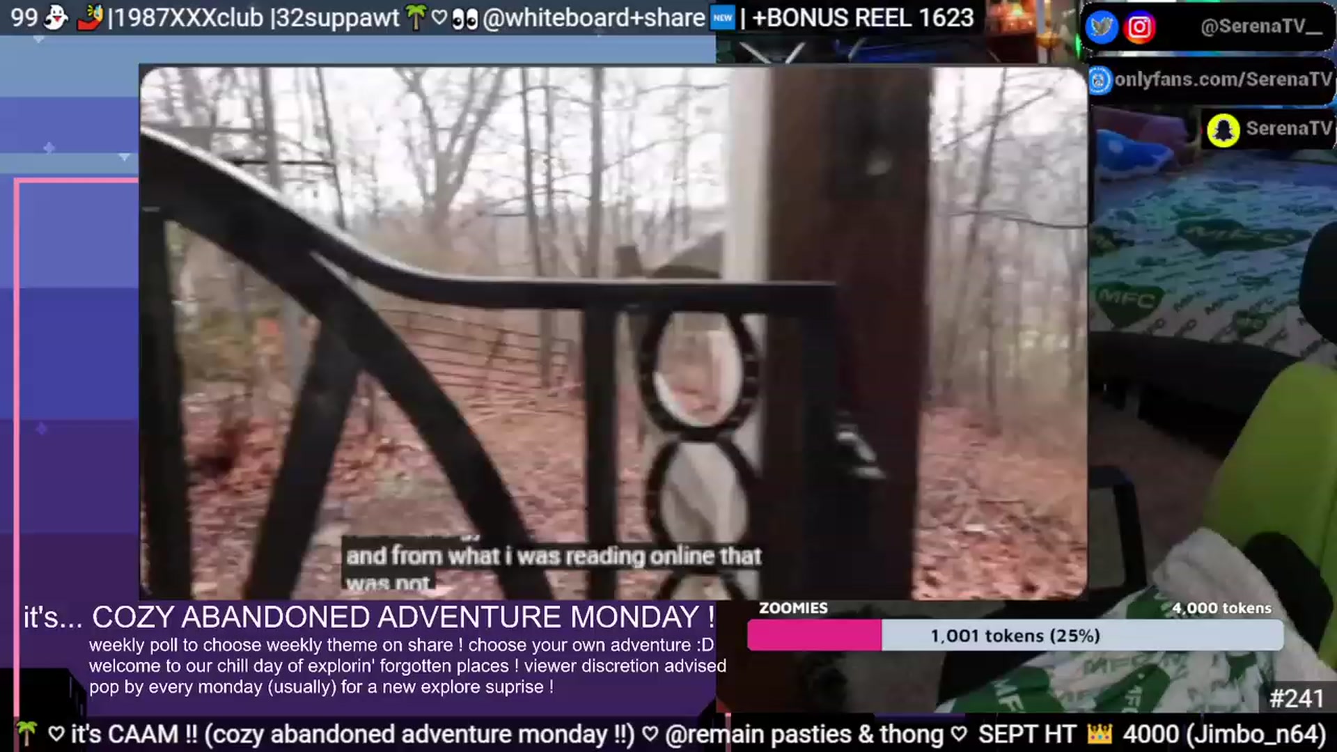 Gallery image thumbnail from serenatv's myfreecams stream on, 09/11/2023, 21:14 image 10 of 20
